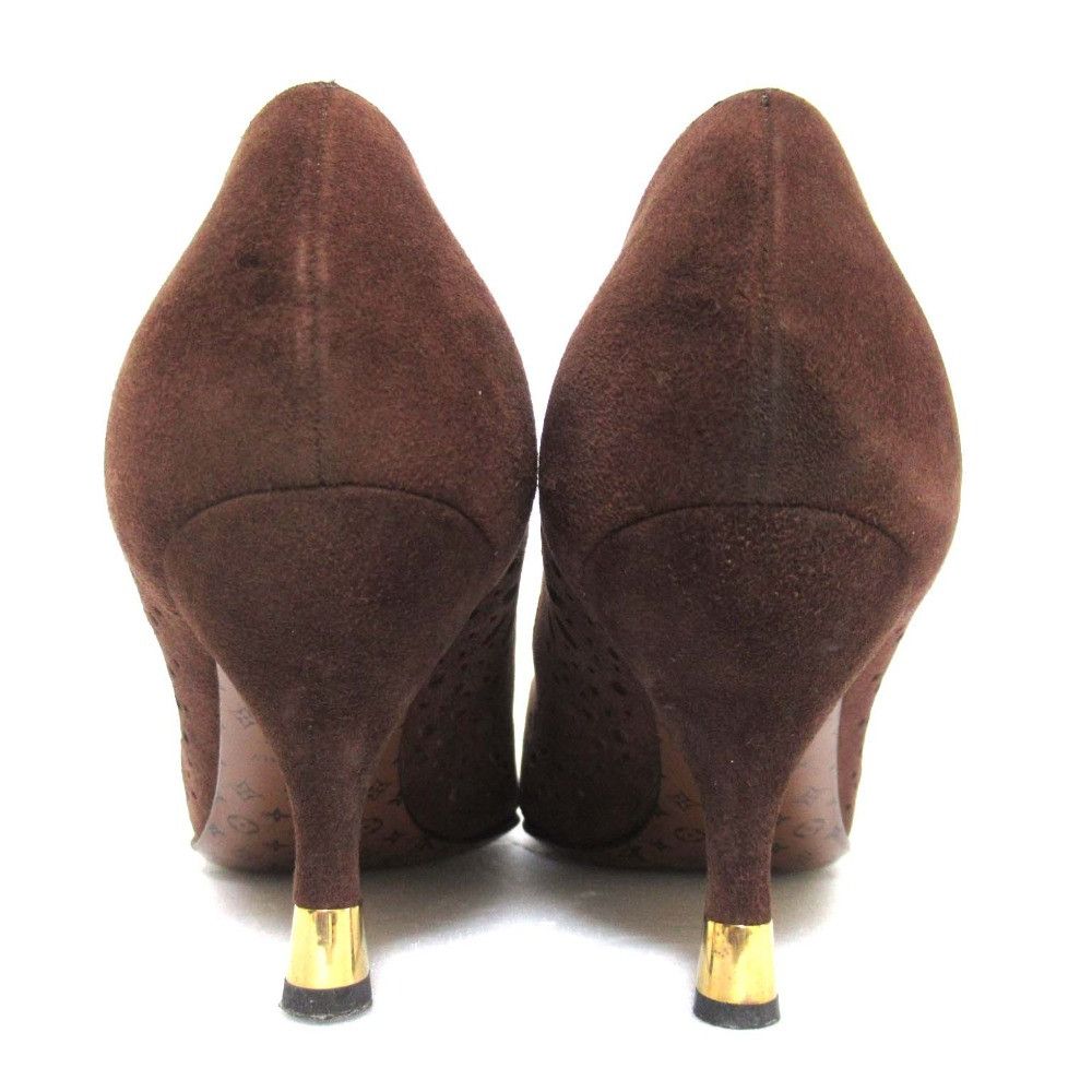 Louis Vuitton Louis Vuitton Cutwork Suede Pumps Suede Shoes DUTY FREE for USA