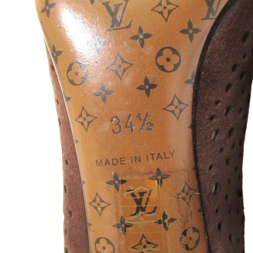 Louis Vuitton Louis Vuitton Cutwork Suede Pumps Suede Shoes DUTY FREE for USA