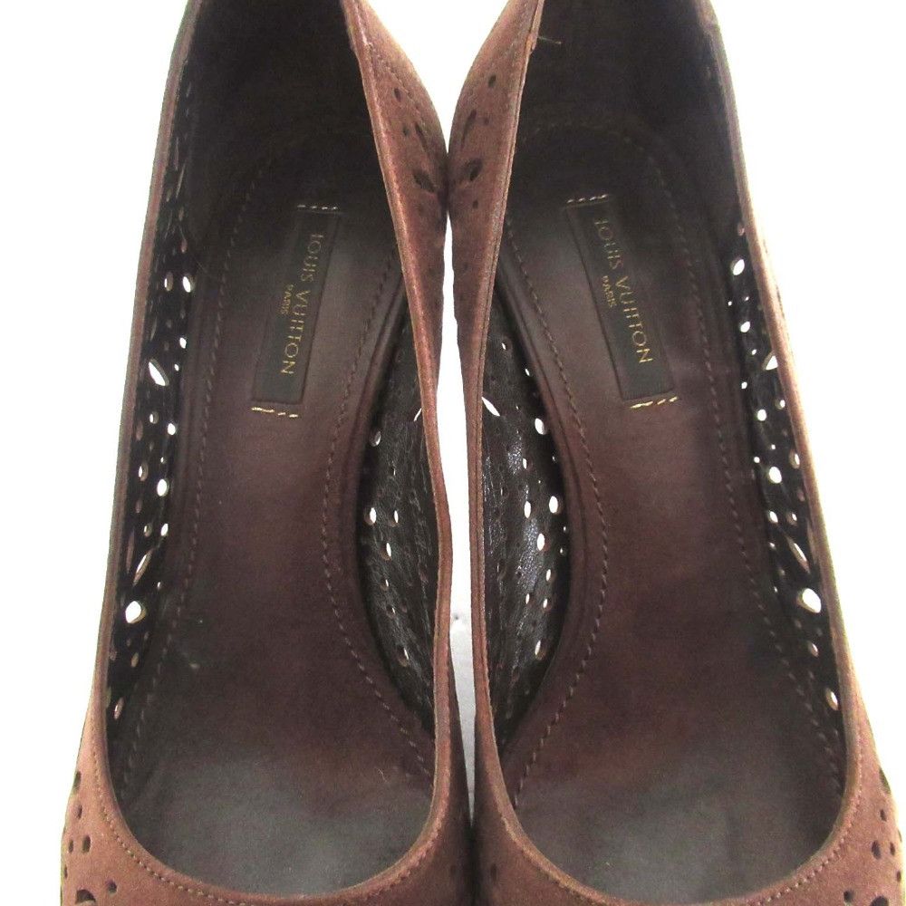 Louis Vuitton Louis Vuitton Cutwork Suede Pumps Suede Shoes DUTY FREE for USA