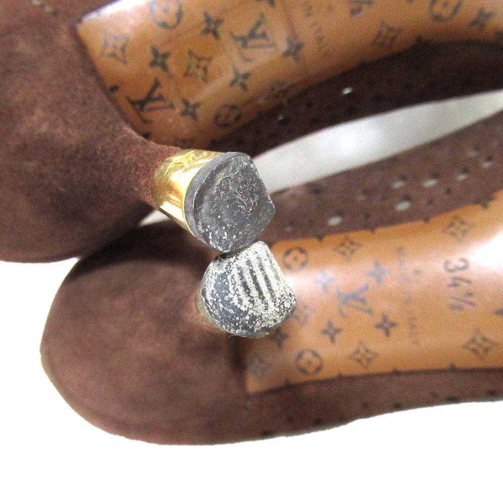 Louis Vuitton Louis Vuitton Cutwork Suede Pumps Suede Shoes DUTY FREE for USA