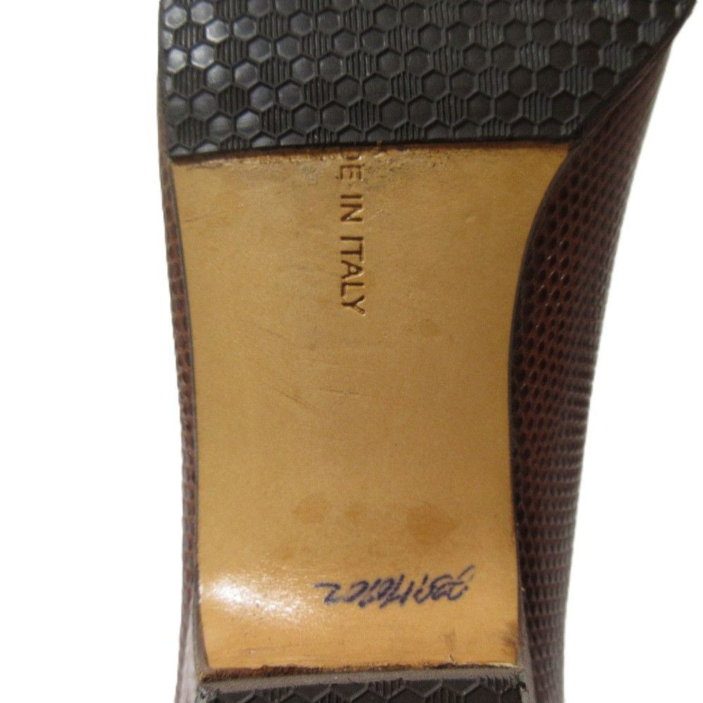Salvatore Ferragamo Salvatore Ferragamo Salvatore Ferragamo Vara Ribbon Leather Lizard Embossed Pumps Leather Shoes DUTY FREE for USA Size ONE SIZE - 11 Thumbnail