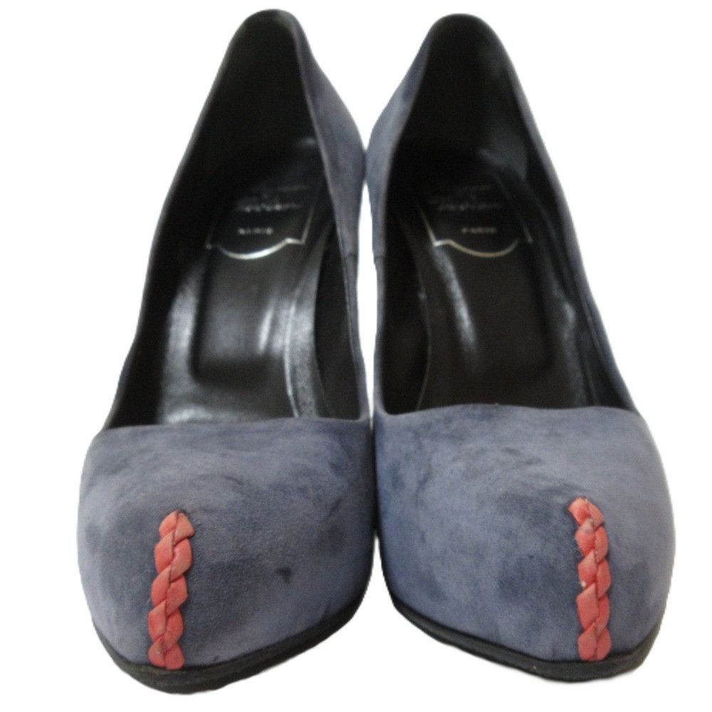 Roger Vivier Roger Vivier Roger Vivier Braided Leather Pumps Suede Shoes DUTY FREE for USA Size ONE SIZE - 2 Thumbnail