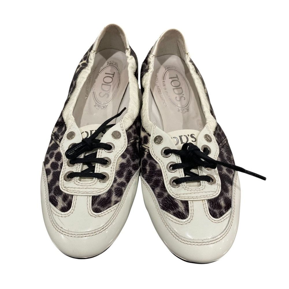 Tod's Tod's Tod’s Leopard Patent Leather Driving Shoes Enamel Shoes DUTY FREE for USA Size ONE SIZE - 2 Thumbnail