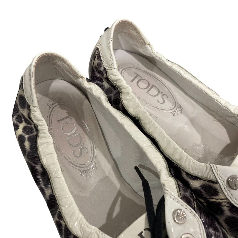 Tod's Tod's Tod’s Leopard Patent Leather Driving Shoes Enamel Shoes DUTY FREE for USA Size ONE SIZE - 5 Thumbnail