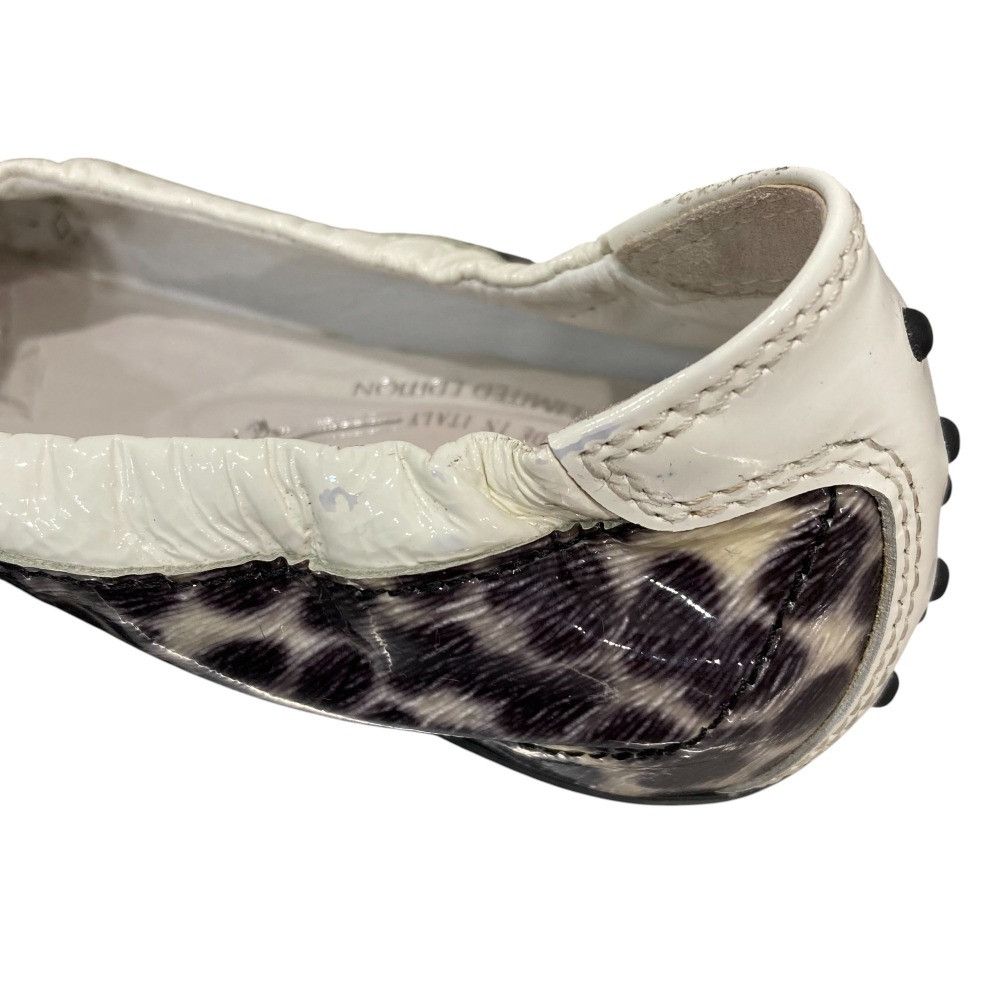 Tod's Tod's Tod’s Leopard Patent Leather Driving Shoes Enamel Shoes DUTY FREE for USA Size ONE SIZE - 9 Thumbnail