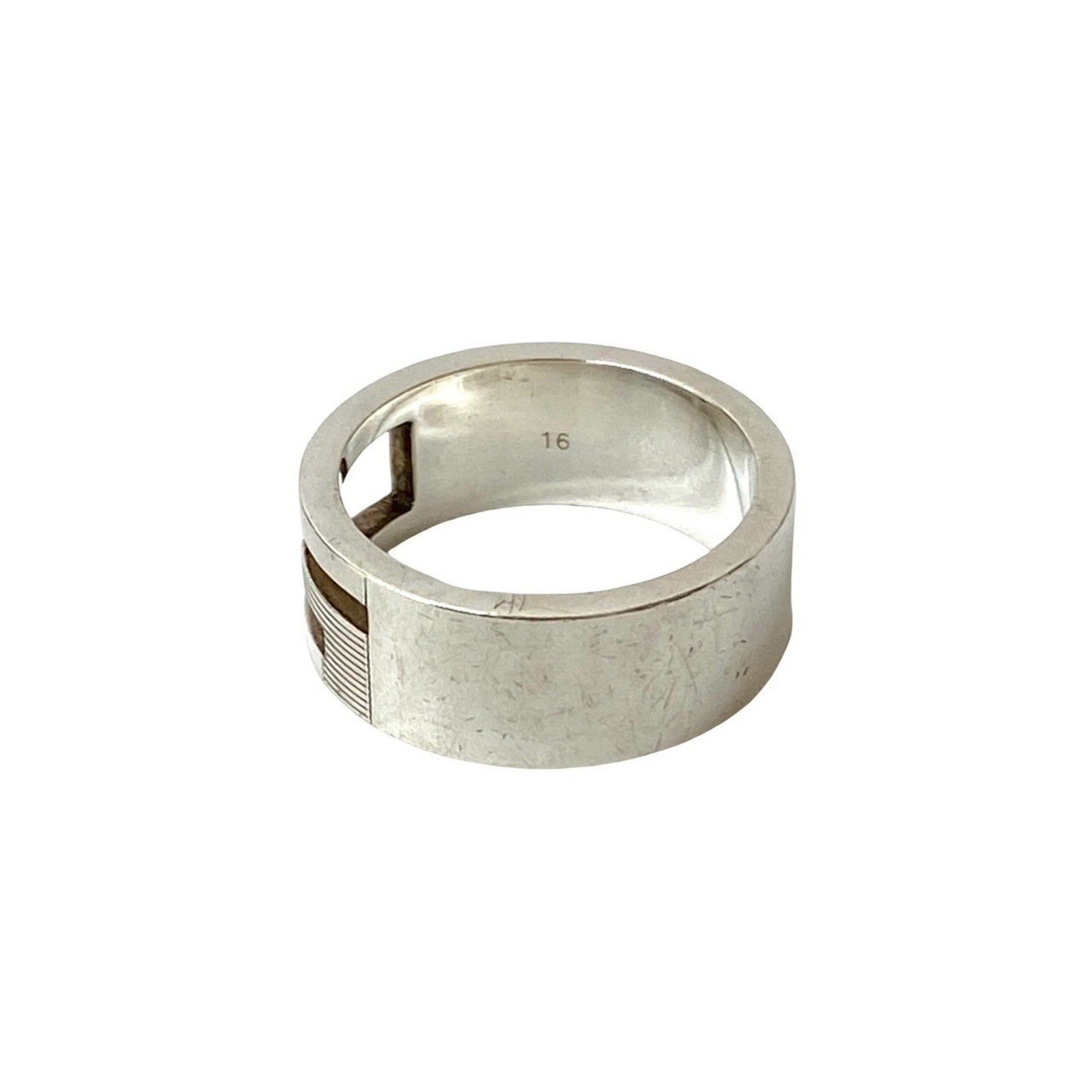 Gucci GUCCI Square G Ring, 925 Sterling Silver, Accessory for Men and Women, 102-1 Size ONE SIZE - 4 Thumbnail
