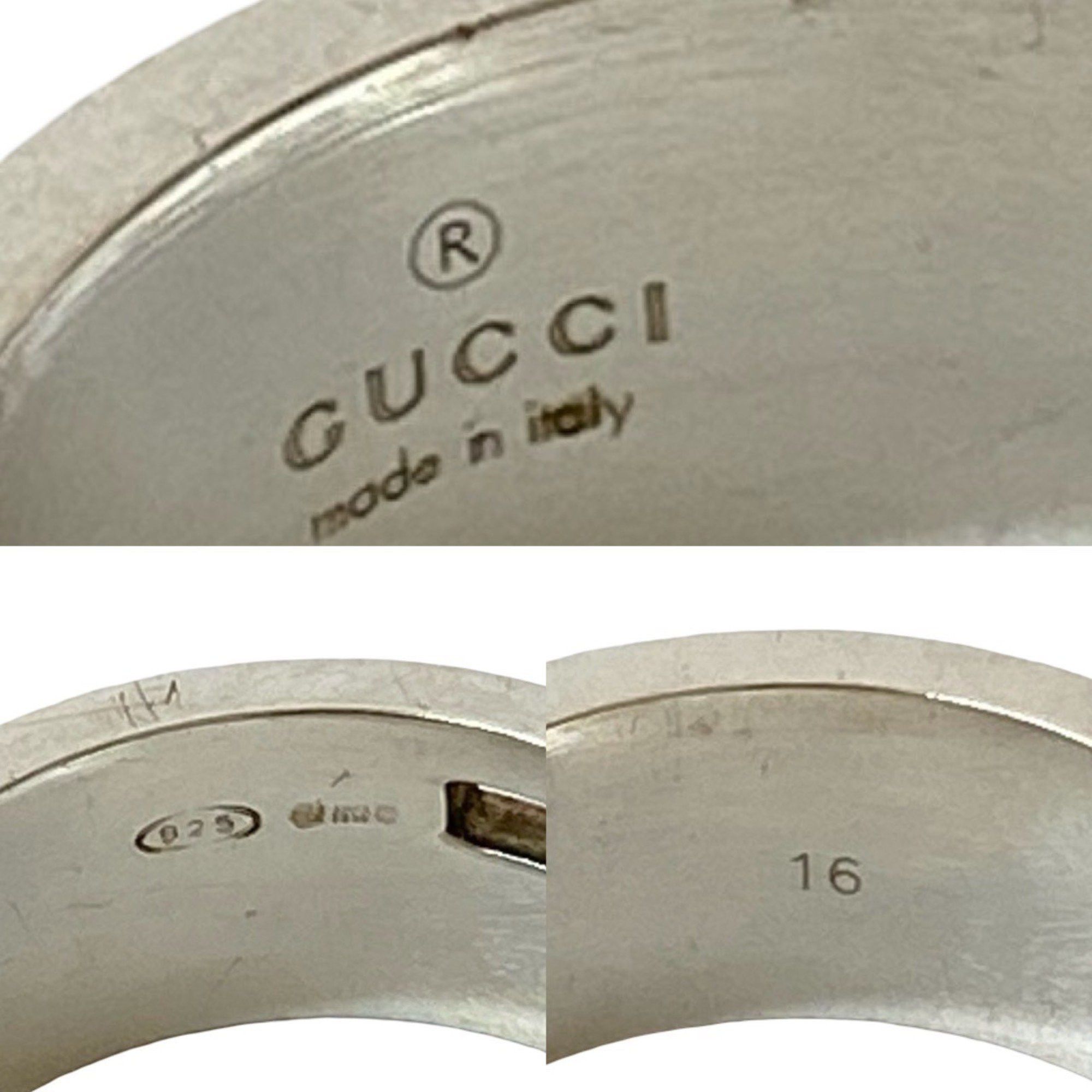 Gucci GUCCI Square G Ring, 925 Sterling Silver, Accessory for Men and Women, 102-1 Size ONE SIZE - 2 Thumbnail