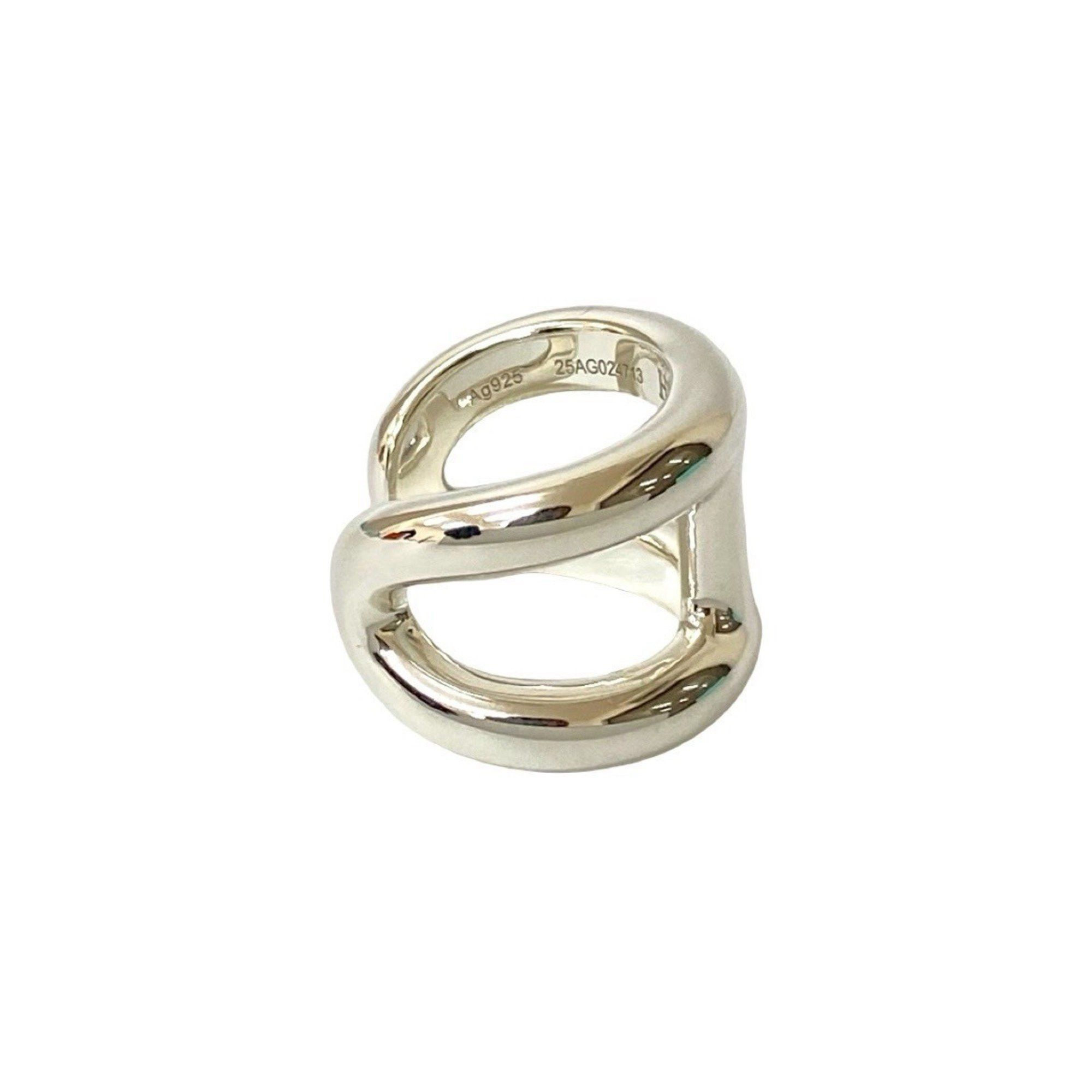 Hermes HERMES Osmos GM Silver 925 Ring, Accessory for Men and Women, Silver, 82536 Size ONE SIZE - 4 Thumbnail