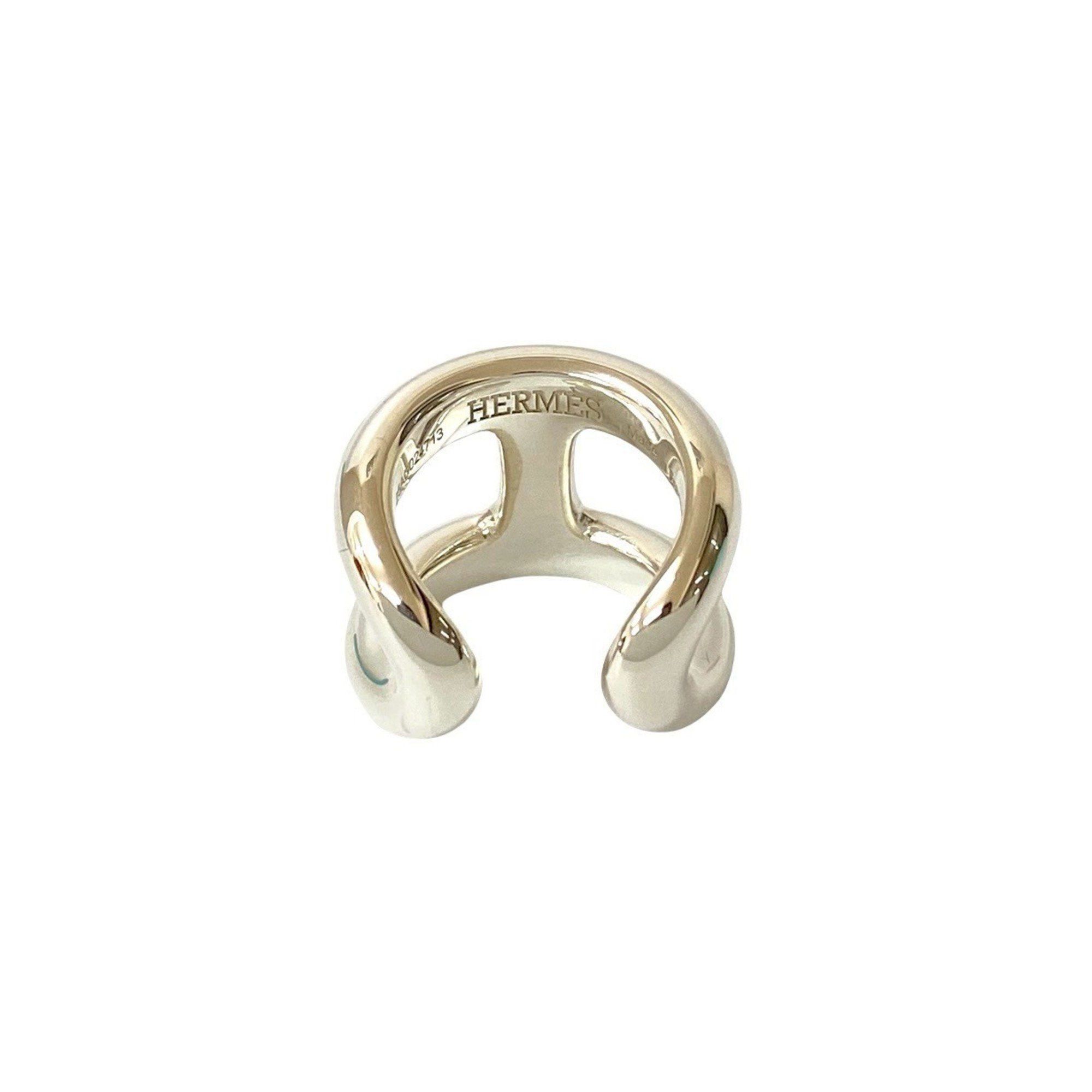 Hermes HERMES Osmos GM Silver 925 Ring, Accessory for Men and Women, Silver, 82536 Size ONE SIZE - 5 Thumbnail