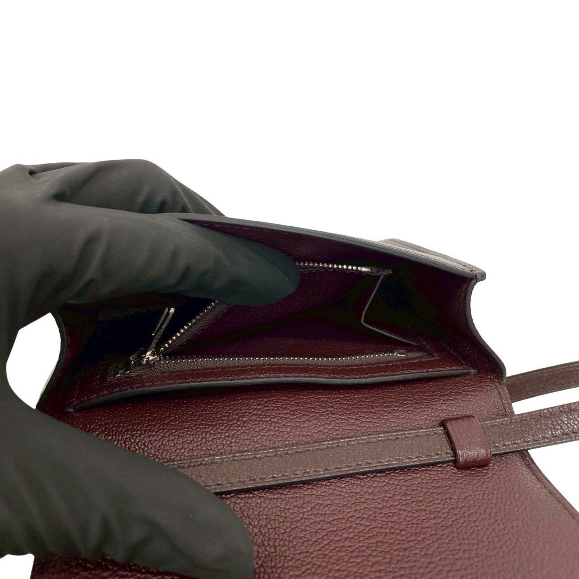 Hermes HERMES Chaine d'Ancre Compact Chevre Leather Mini Shoulder Bag, Brown, 04430 Size ONE SIZE - 10 Thumbnail