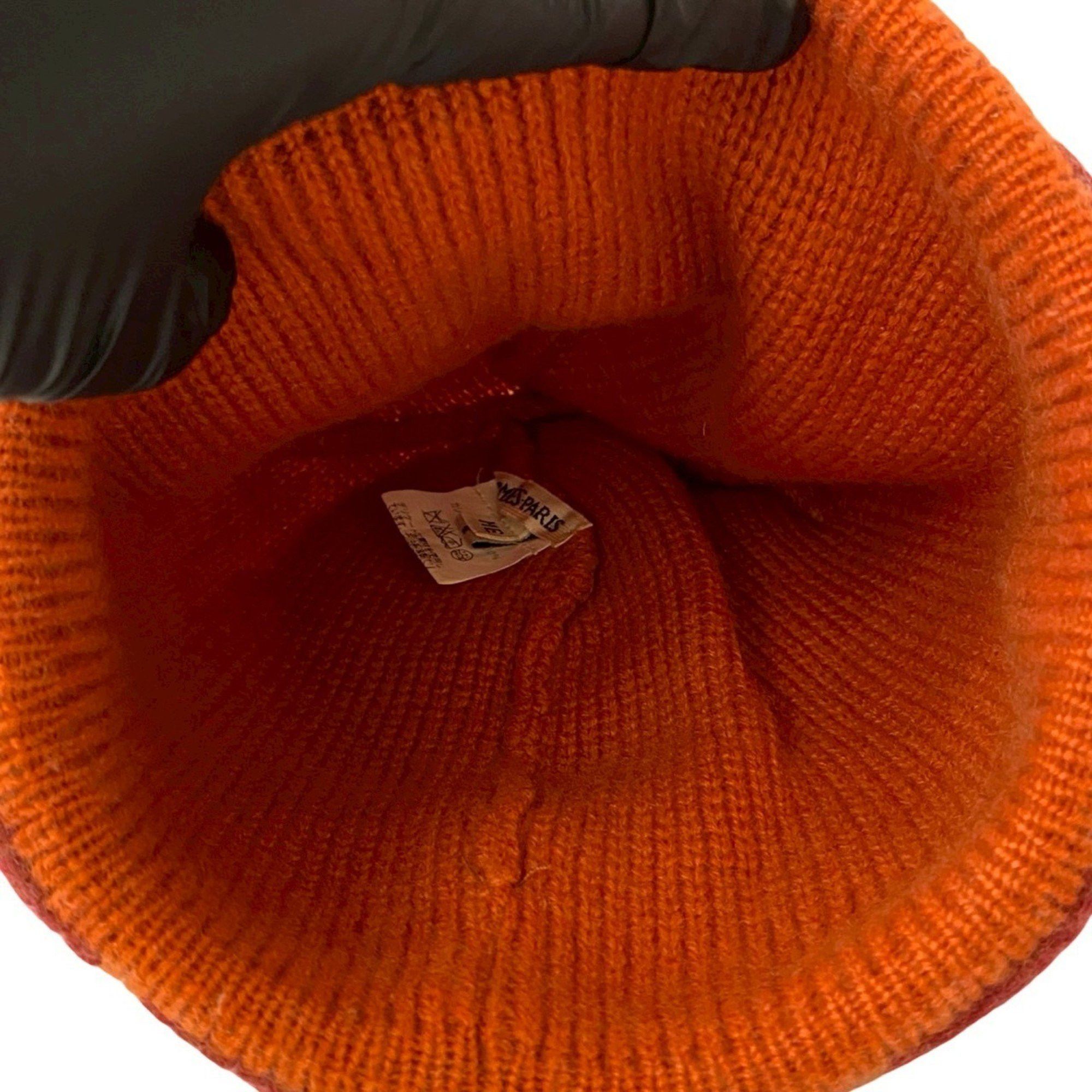 Hermès Hermes By Margiela 2000's Cashmere Logo Beanie