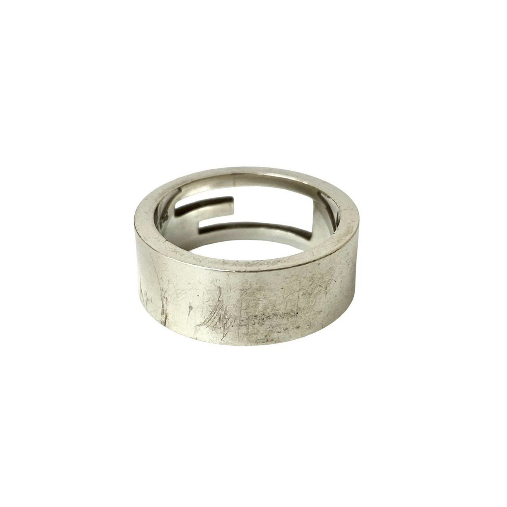 Gucci GUCCI Square G Ring, 925 Sterling Silver, Men's Accessory, 102-4 Size ONE SIZE - 7 Thumbnail