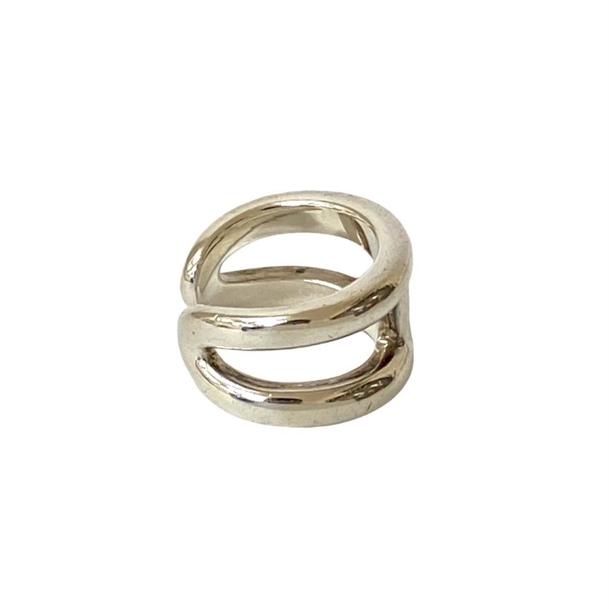 Hermes HERMES Osmos PM Silver 925 Ring, Accessory, Silver, 38231 Size ONE SIZE - 4 Thumbnail