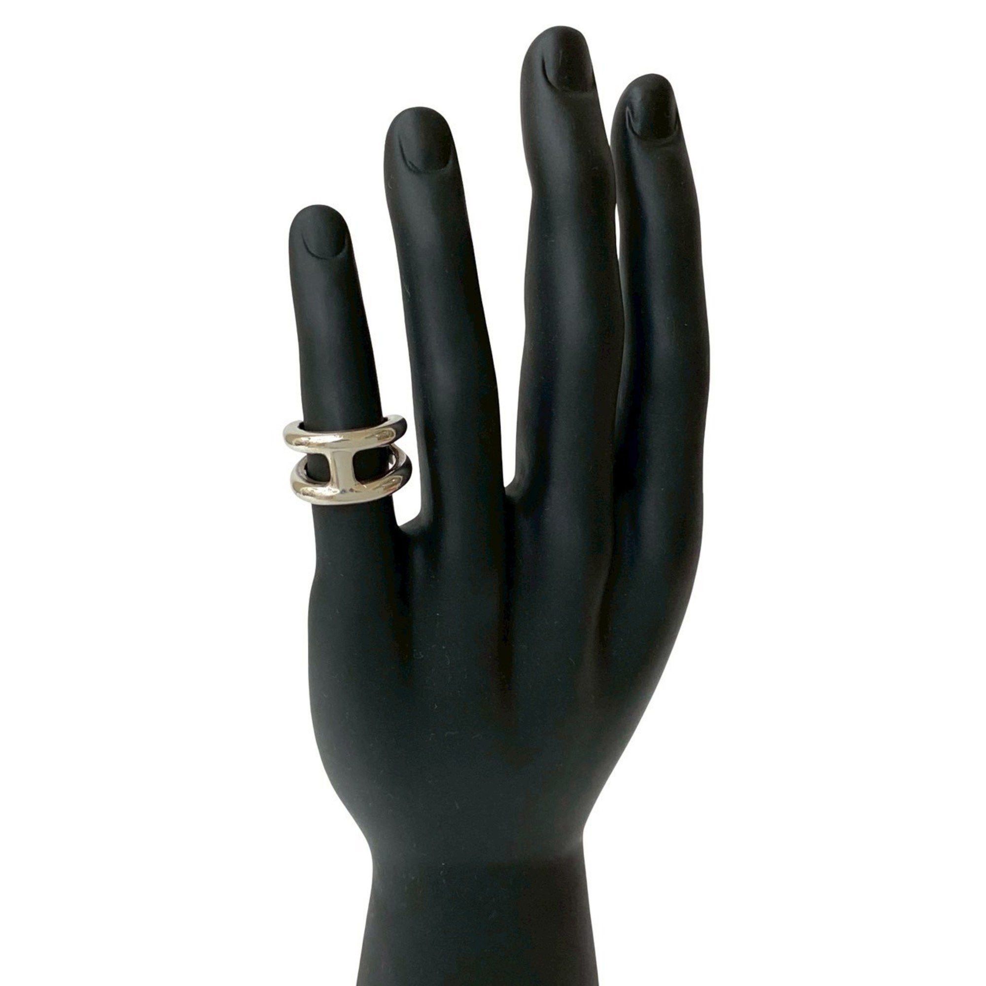 Hermes HERMES Osmos PM Silver 925 Ring, Accessory, Silver, 38231 Size ONE SIZE - 2 Thumbnail