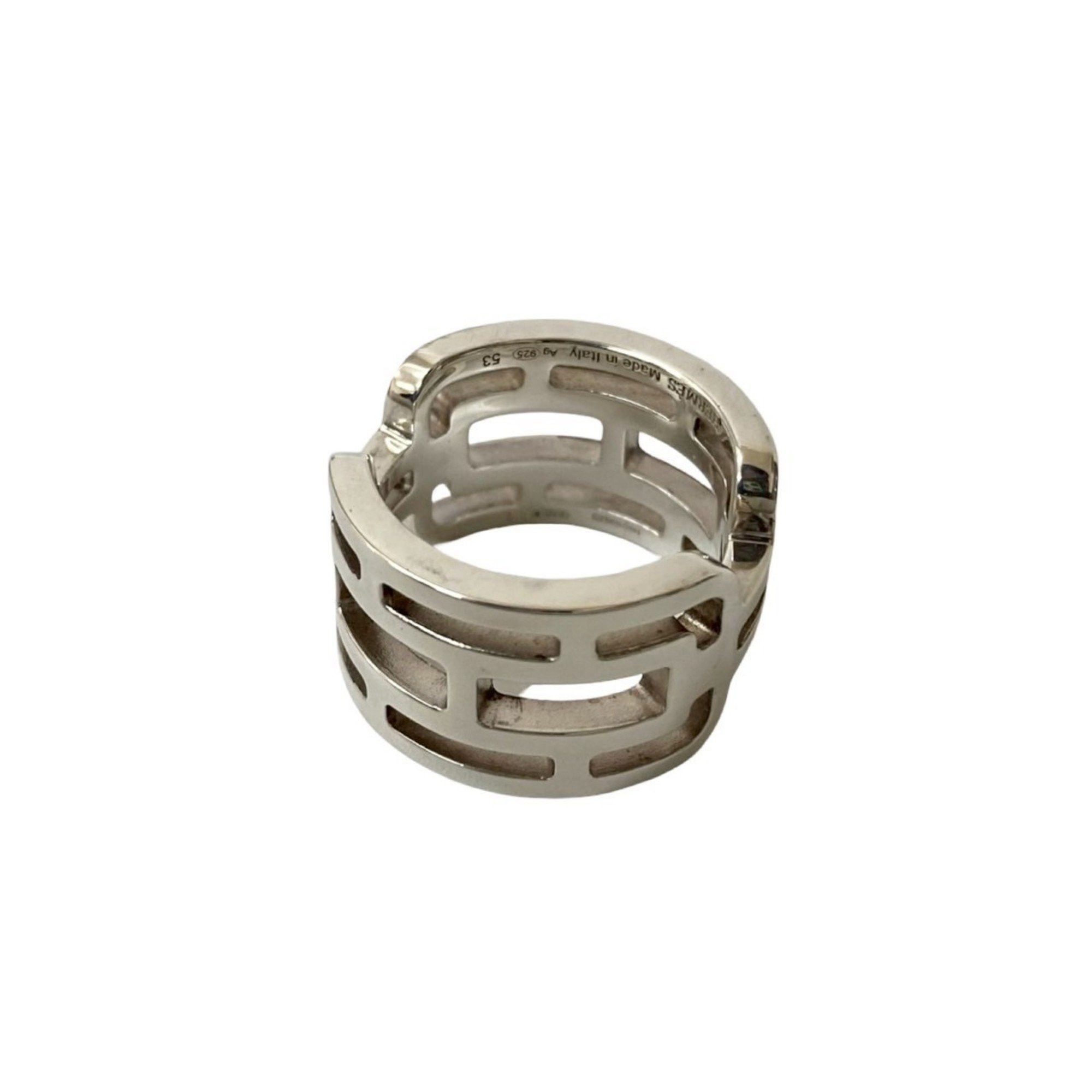 Hermes HERMES Arcan PM Silver 925 Ring, Accessory, 68428 Size ONE SIZE - 3 Thumbnail