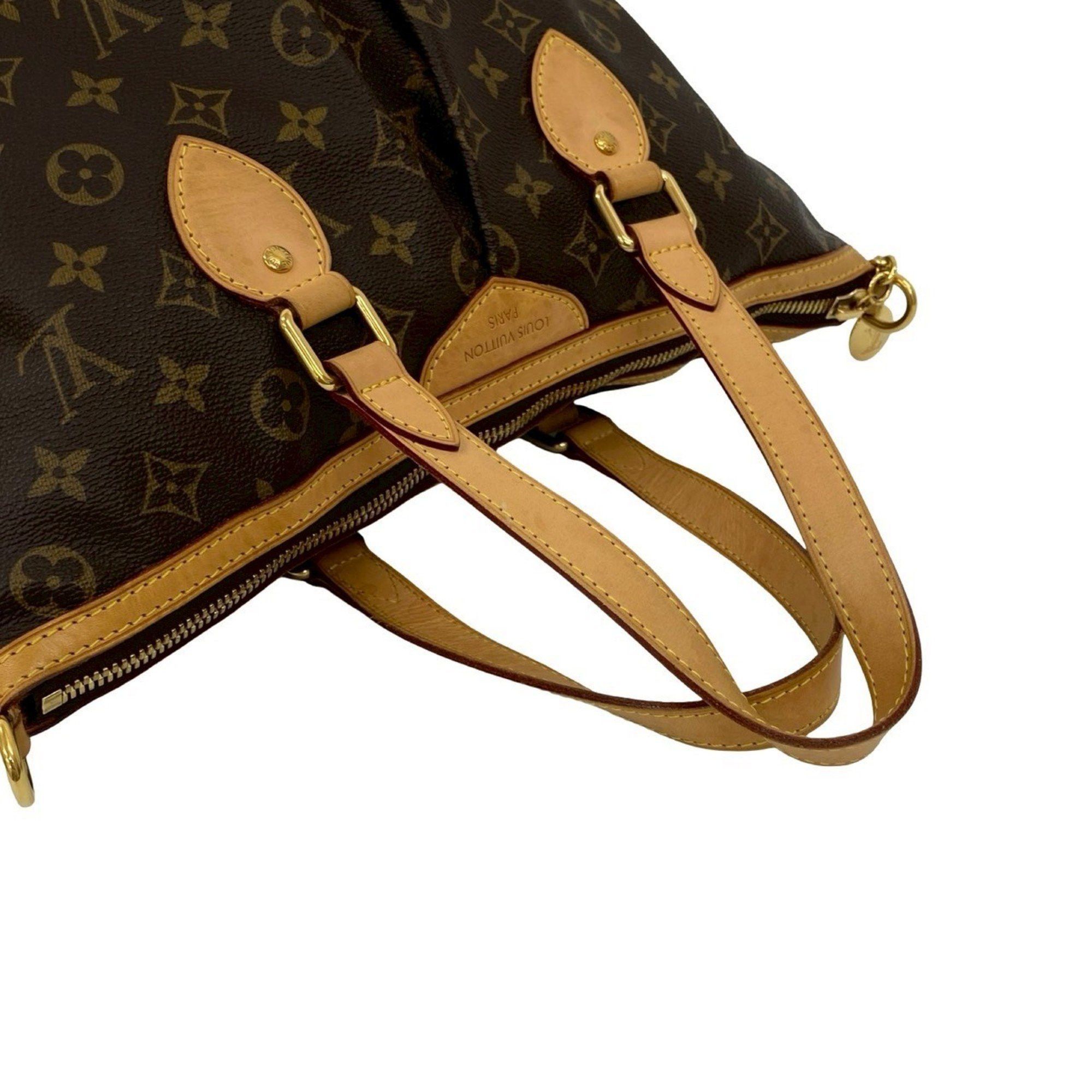 Louis Vuitton LOUIS VUITTON Palermo PM Monogram Leather 2-Way Handbag/Shoulder Bag, Brown, 34145 Size ONE SIZE - 4 Thumbnail