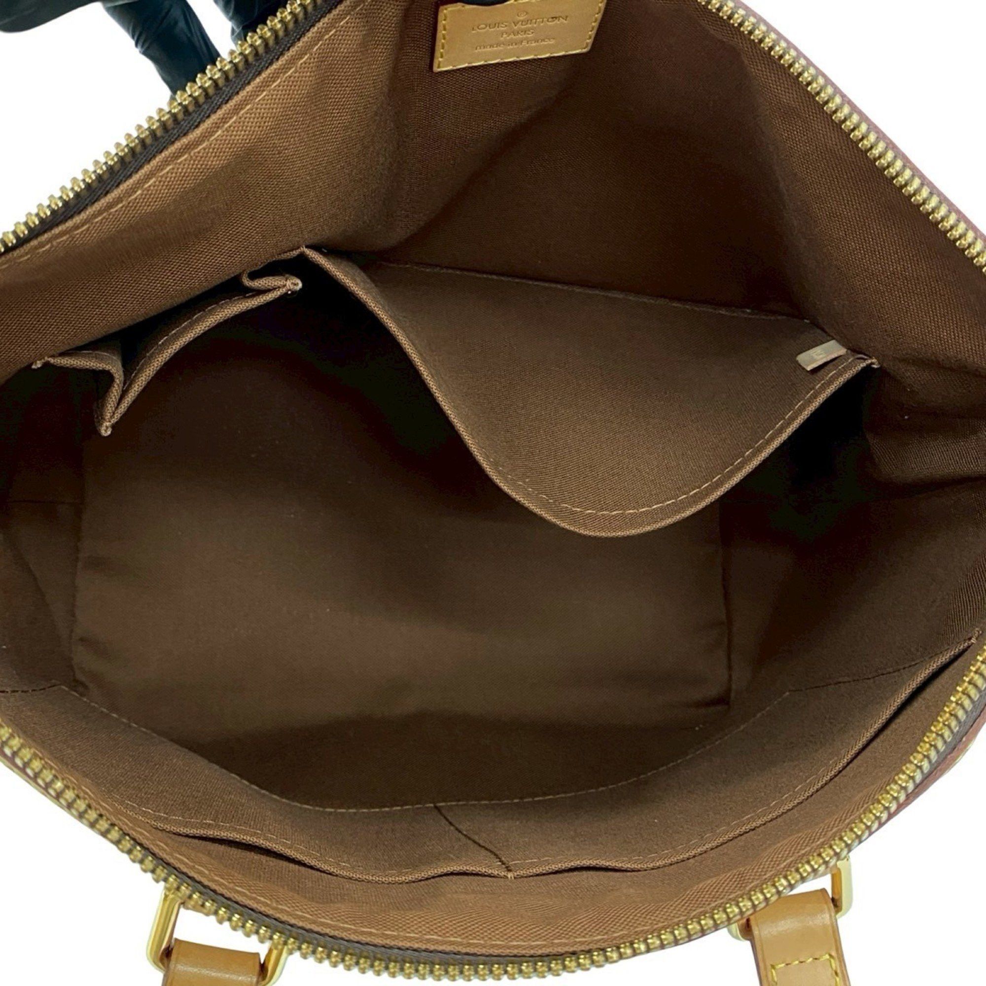 Louis Vuitton LOUIS VUITTON Palermo PM Monogram Leather 2-Way Handbag/Shoulder Bag, Brown, 34145 Size ONE SIZE - 9 Thumbnail