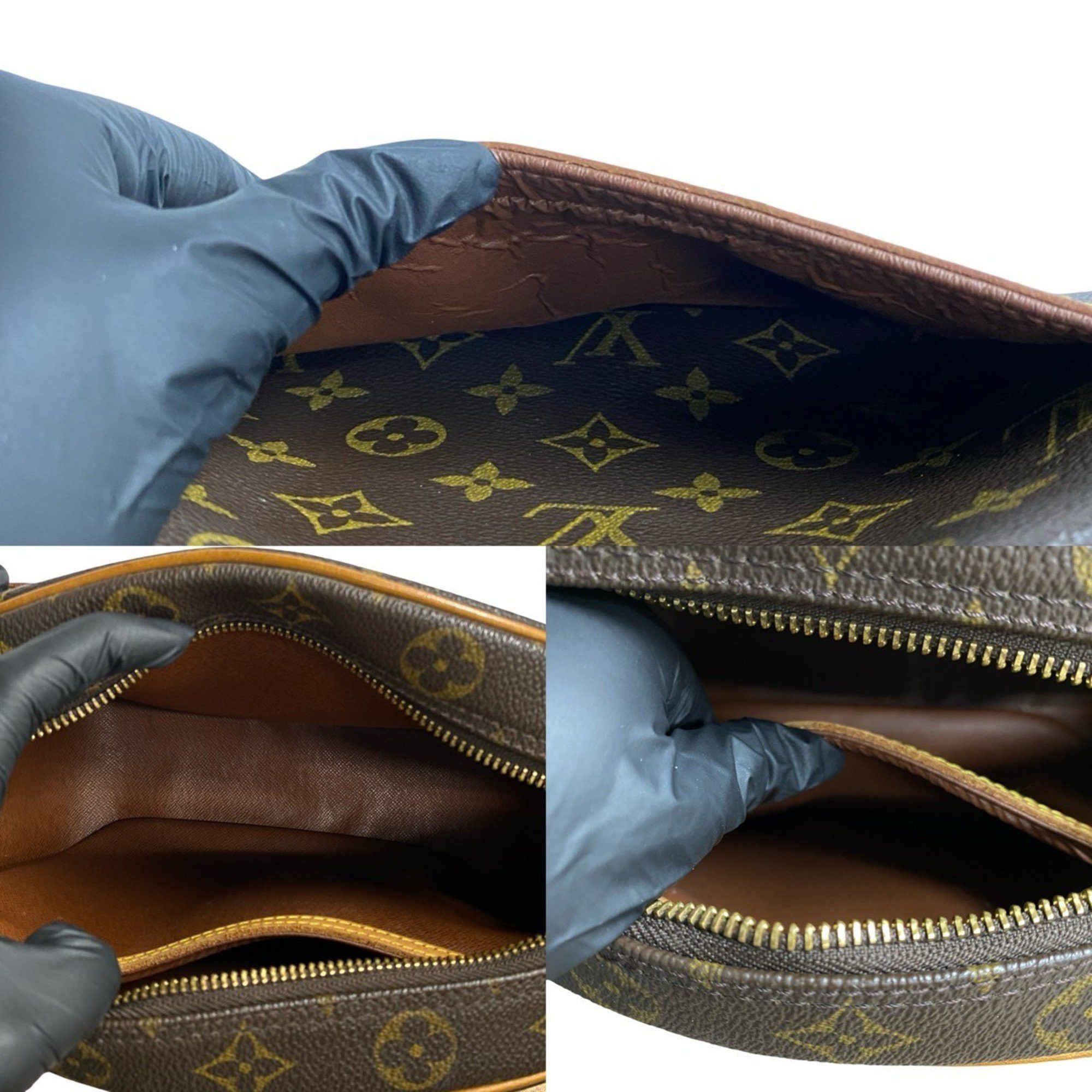 Louis Vuitton LOUIS VUITTON Blois Monogram Leather Mini Shoulder Bag/Pochette/Sacoche in Brown (08661) Size ONE SIZE - 8 Thumbnail