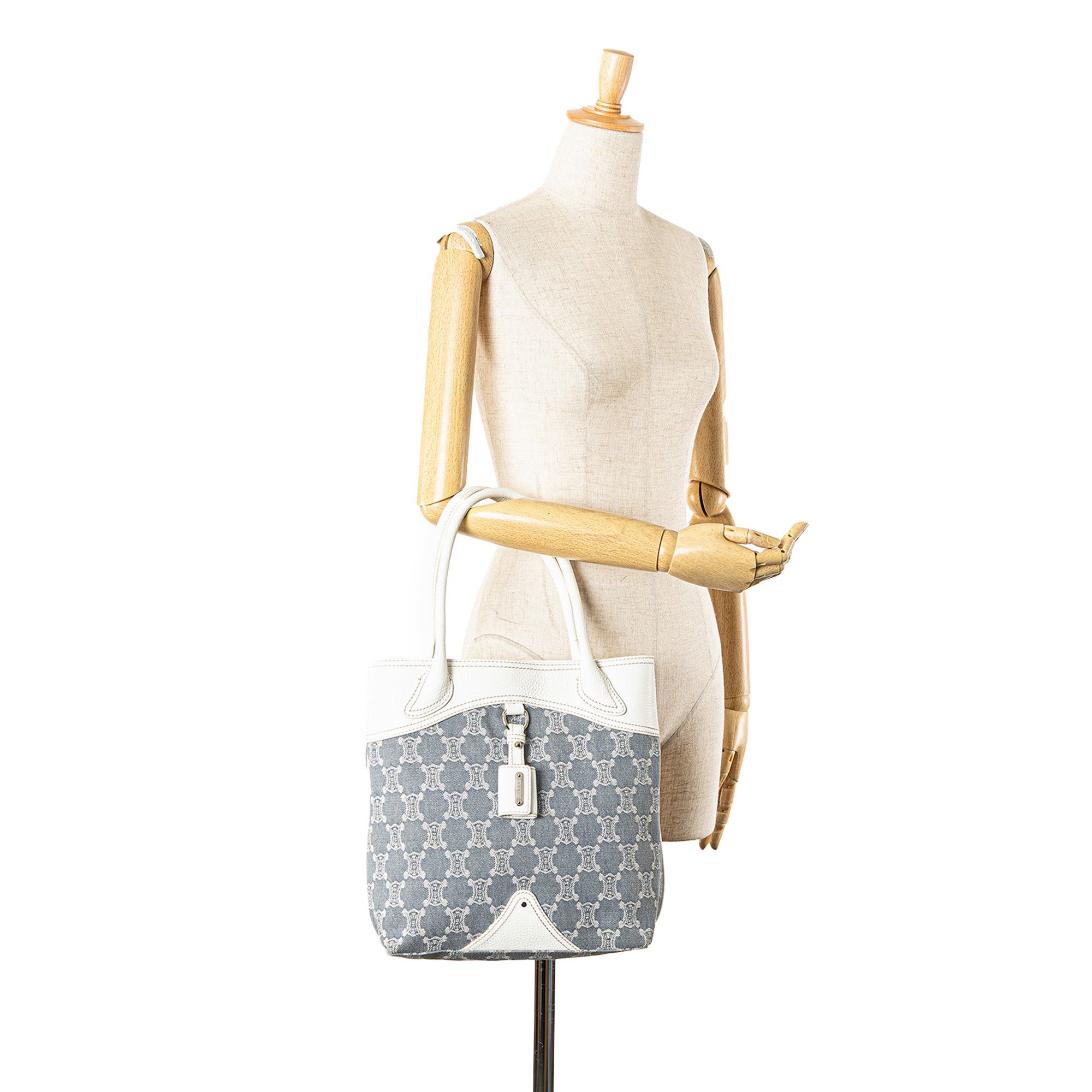 Celine Celine Macadam Denim Tote Size ONE SIZE - 11 Thumbnail