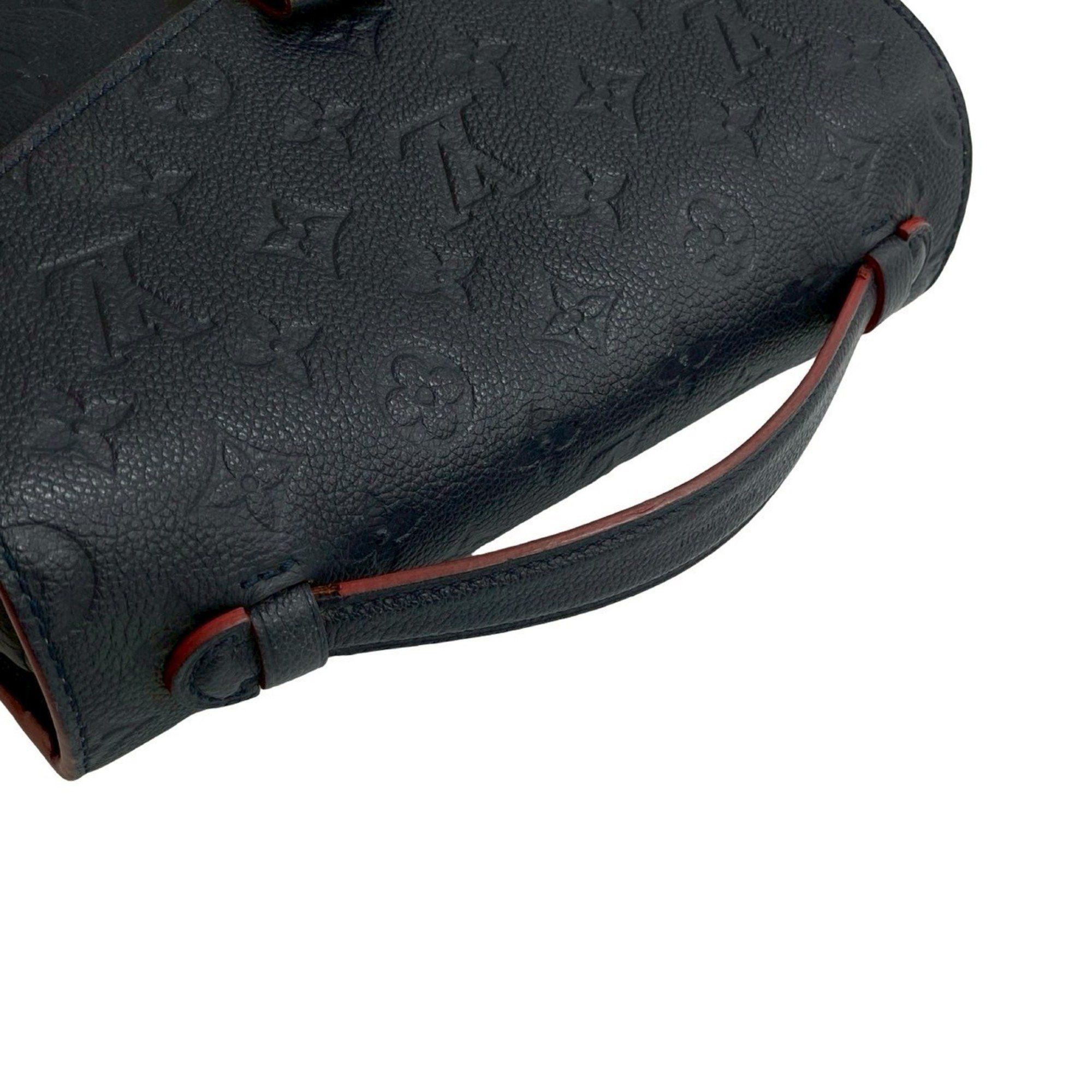 Louis Vuitton LOUIS VUITTON Pochette Metis MM Monogram Empreinte Leather Shoulder Bag/Handbag Navy 31242 Size ONE SIZE - 4 Thumbnail