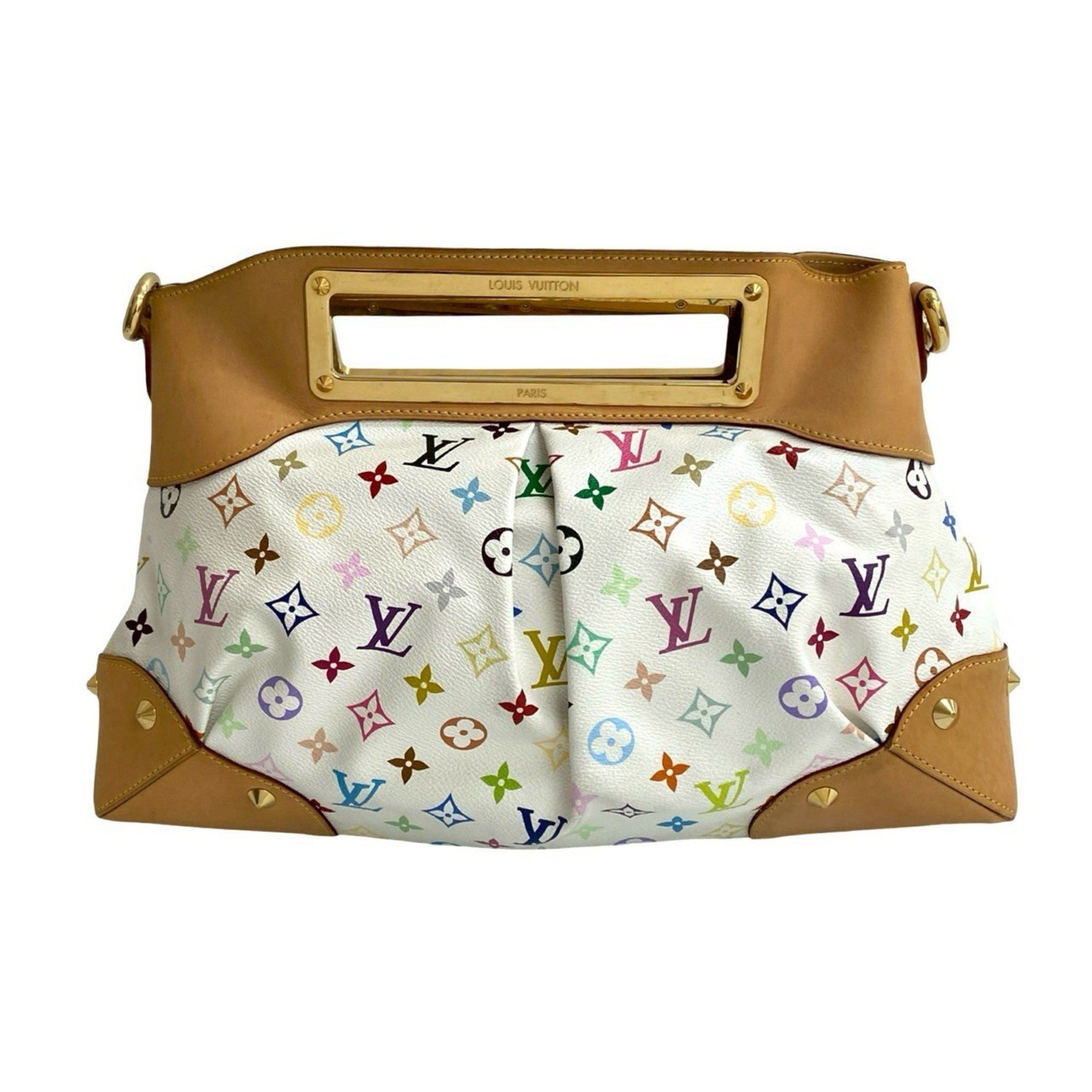 Louis Vuitton LOUIS VUITTON Judy GM Monogram Multicolor Leather 2-Way Handbag/Shoulder Bag, Blanc 34245 Size ONE SIZE - 3 Thumbnail
