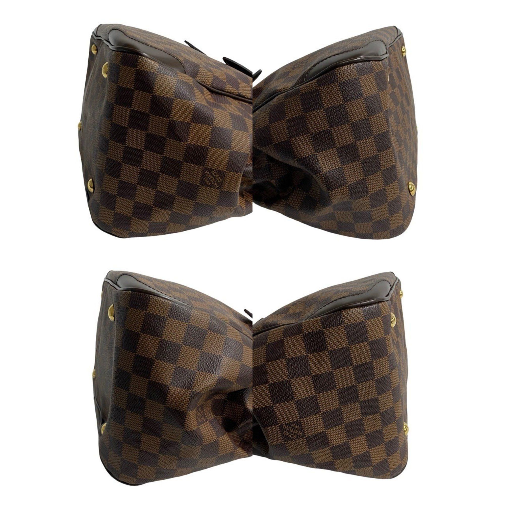 Louis Vuitton LOUIS VUITTON Verona MM Damier Leather Handbag/Mini Tote Bag, Brown, 71934 Size ONE SIZE - 7 Thumbnail