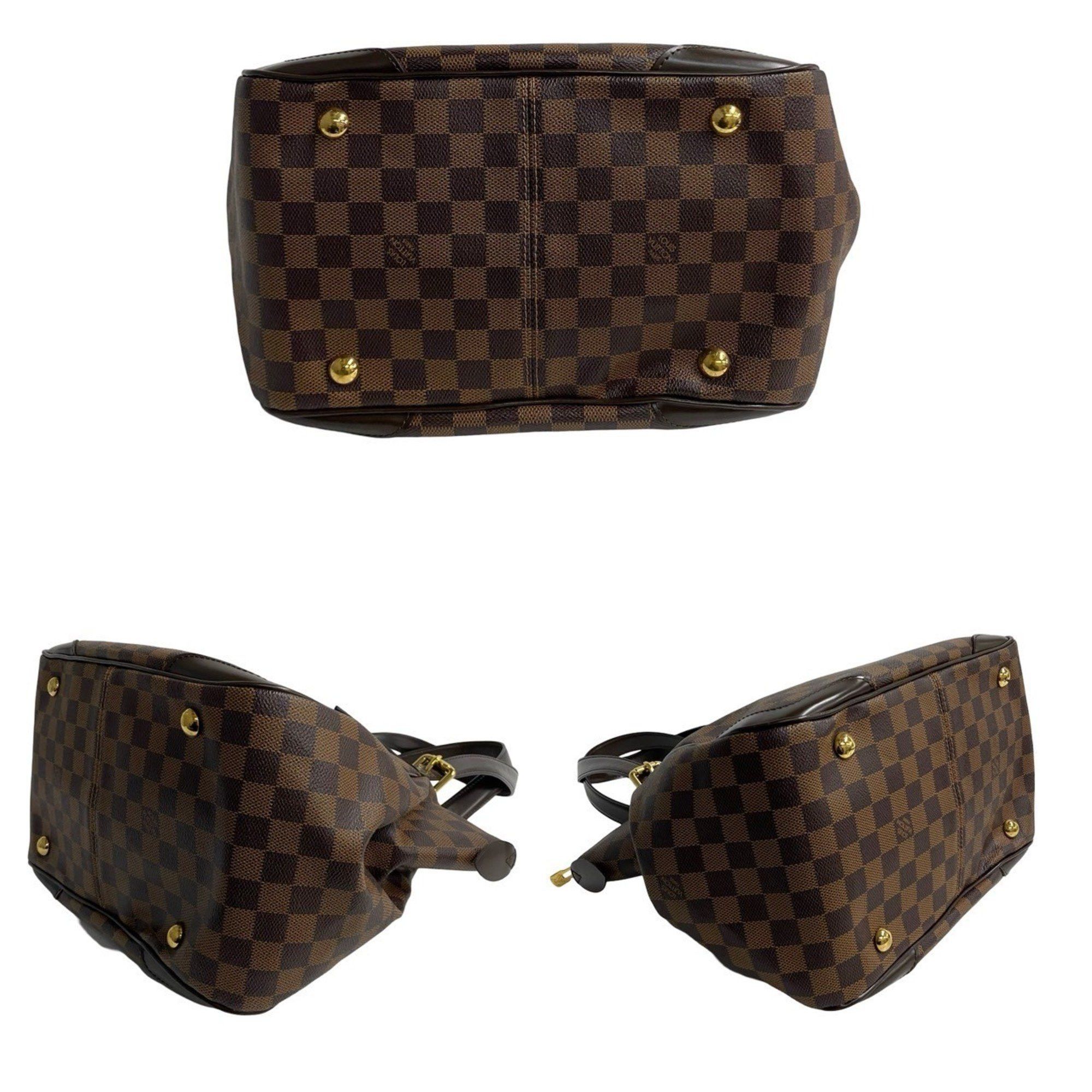 Louis Vuitton LOUIS VUITTON Verona MM Damier Leather Handbag/Mini Tote Bag, Brown, 71934 Size ONE SIZE - 6 Thumbnail