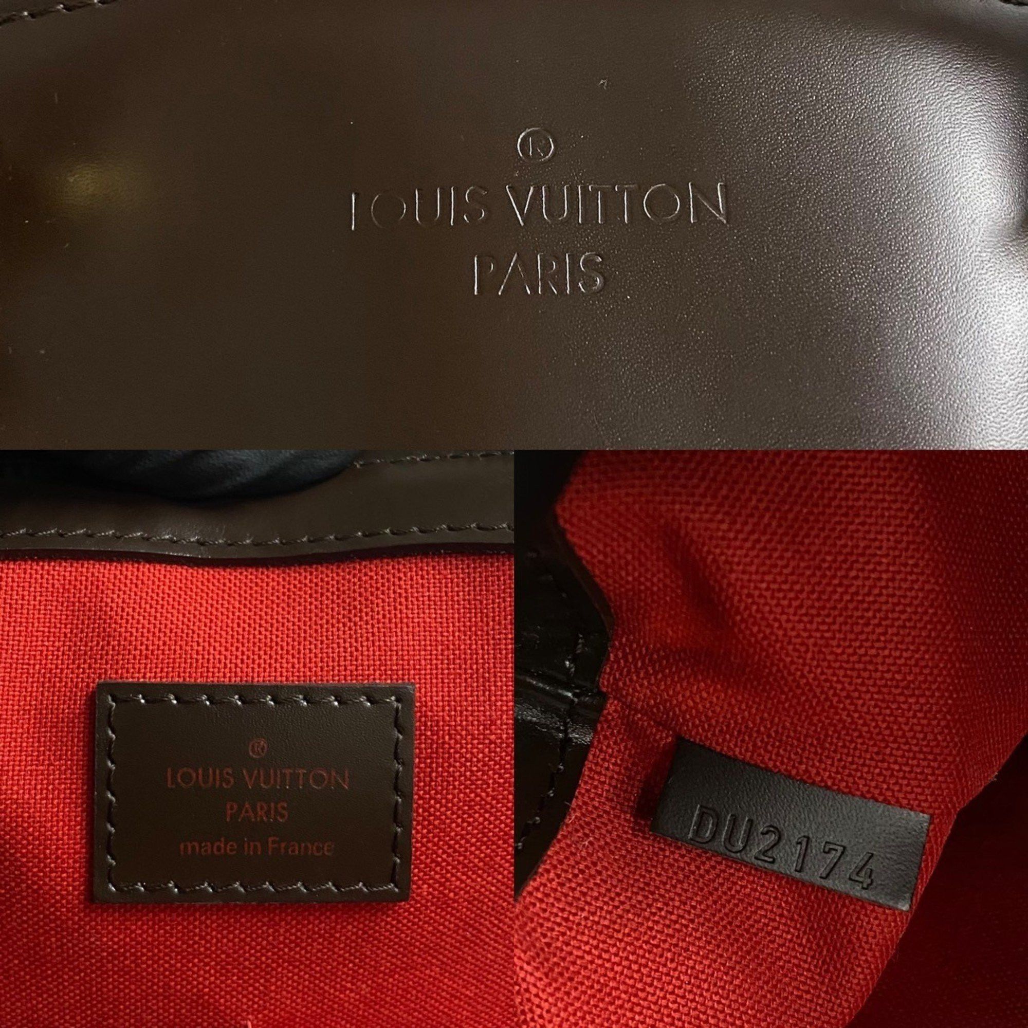 Louis Vuitton LOUIS VUITTON Verona MM Damier Leather Handbag/Mini Tote Bag, Brown, 71934 Size ONE SIZE - 3 Thumbnail