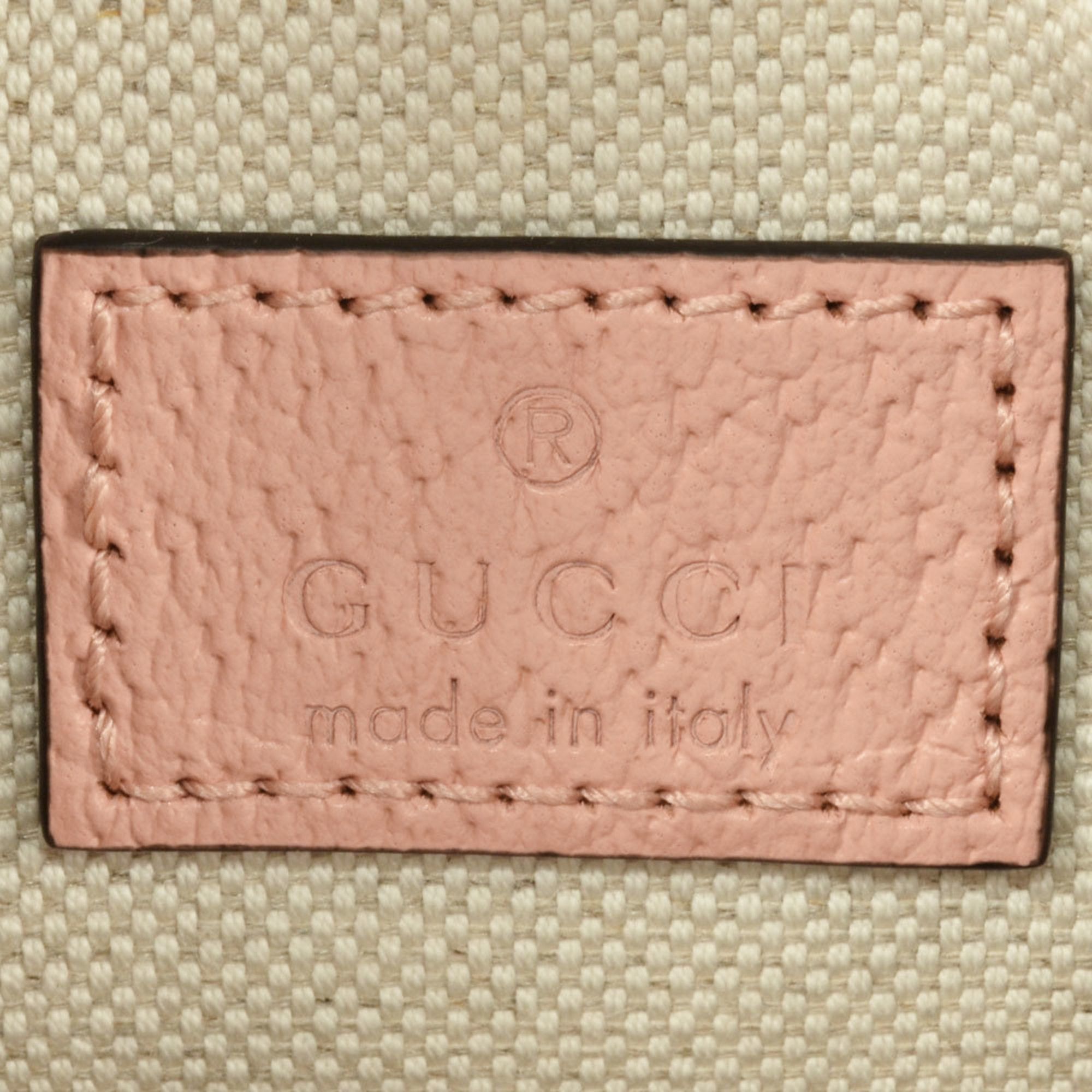 Gucci Gucci Ophidia Super Mini Handbag GG Supreme Canvas 781490 Pink Shoulder Bag Size ONE SIZE - 6 Thumbnail
