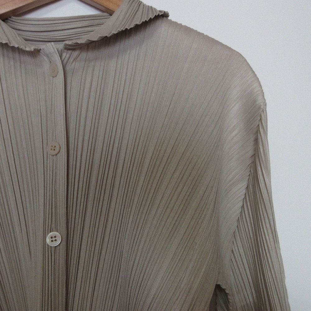 Issey Miyake Issey Miyake PLEATS PLEASE Long Sleeve Shirt Others Tops Size ONE SIZE - 3 Thumbnail