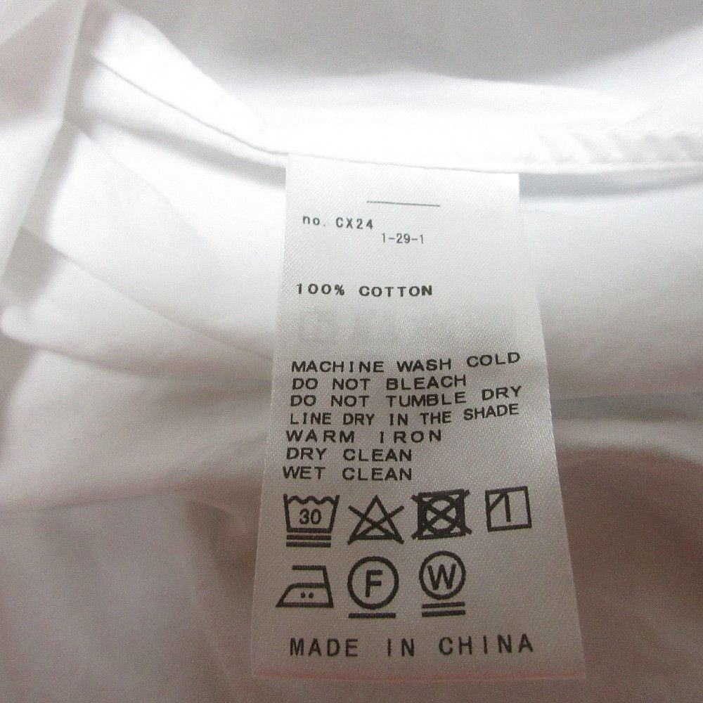 Other Other SLOBE IENA Cotton Broad Band Collar Shirt Cotton Dress Shirt Size ONE SIZE - 5 Thumbnail