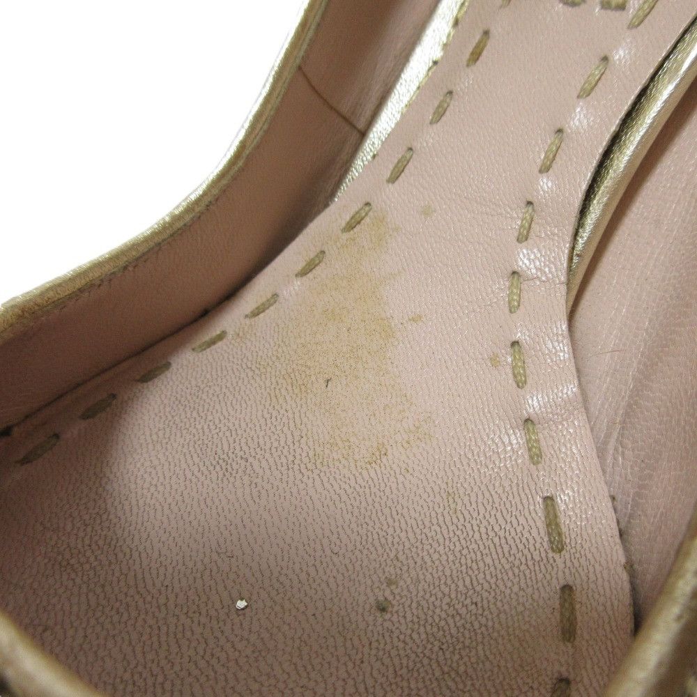 Miu Miu Miu Miu Miu Miu Glitter Haircalf Pumps Leather Shoes DUTY FREE for USA Size ONE SIZE - 8 Thumbnail
