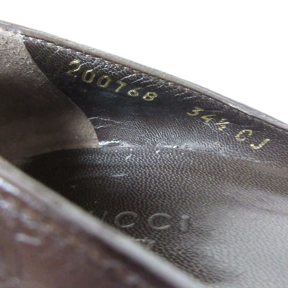 Gucci Gucci Gucci GG Shima Leather Pumps Leather Shoes DUTY FREE for USA Size ONE SIZE - 10 Thumbnail