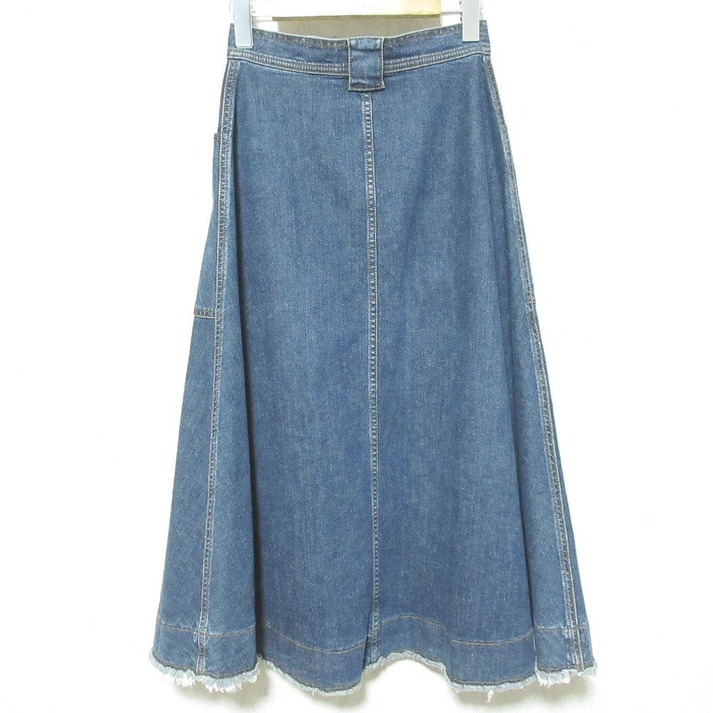 Other Other ALEXA CHUNG Denim Long Skirt Denim Skirts DUTY FREE for USA Size ONE SIZE - 2 Thumbnail