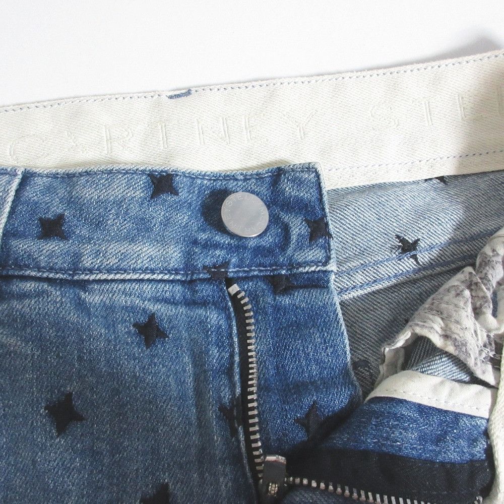 Stella McCartney Stella Mccartney Stella McCartney Embroidered Denim Pants Denim Jeans Size ONE SIZE - 4 Thumbnail
