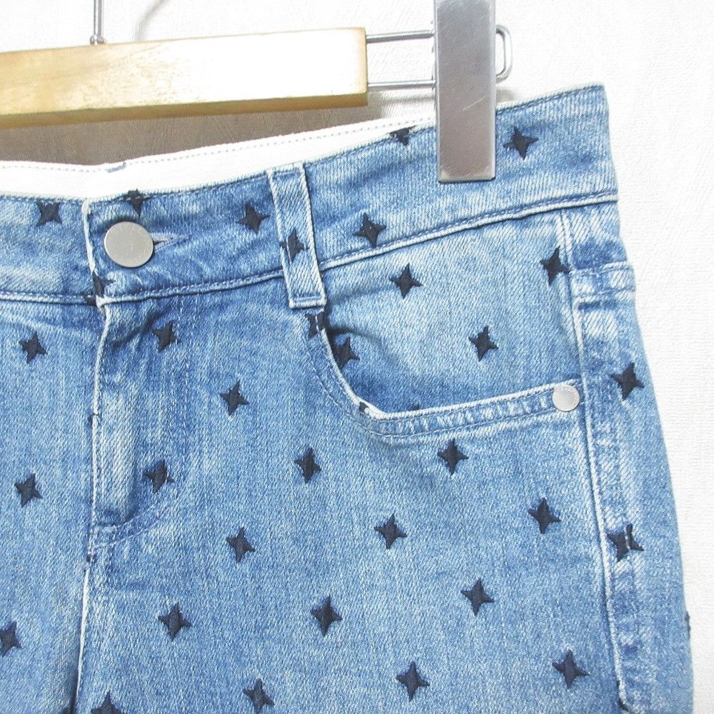 Stella McCartney Stella Mccartney Stella McCartney Embroidered Denim Pants Denim Jeans Size ONE SIZE - 3 Thumbnail