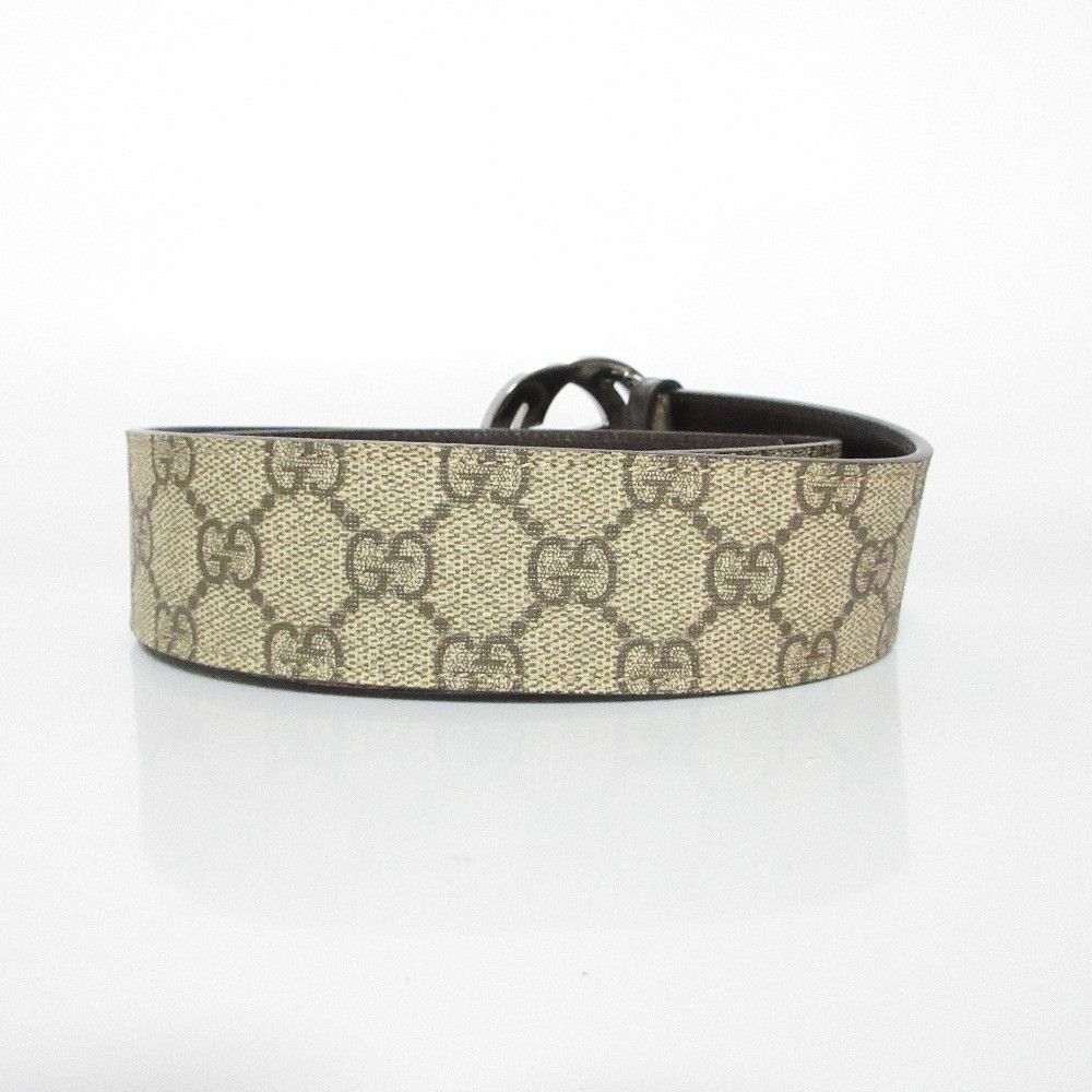 Gucci Gucci Gucci Interlocking G GG Pattern PVC Leather Belt Canvas Other DUTY FREE for USA Size ONE SIZE - 2 Thumbnail