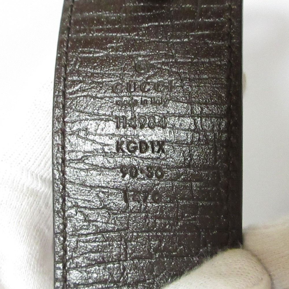 Gucci Gucci Gucci Interlocking G GG Pattern PVC Leather Belt Canvas Other DUTY FREE for USA Size ONE SIZE - 9 Thumbnail