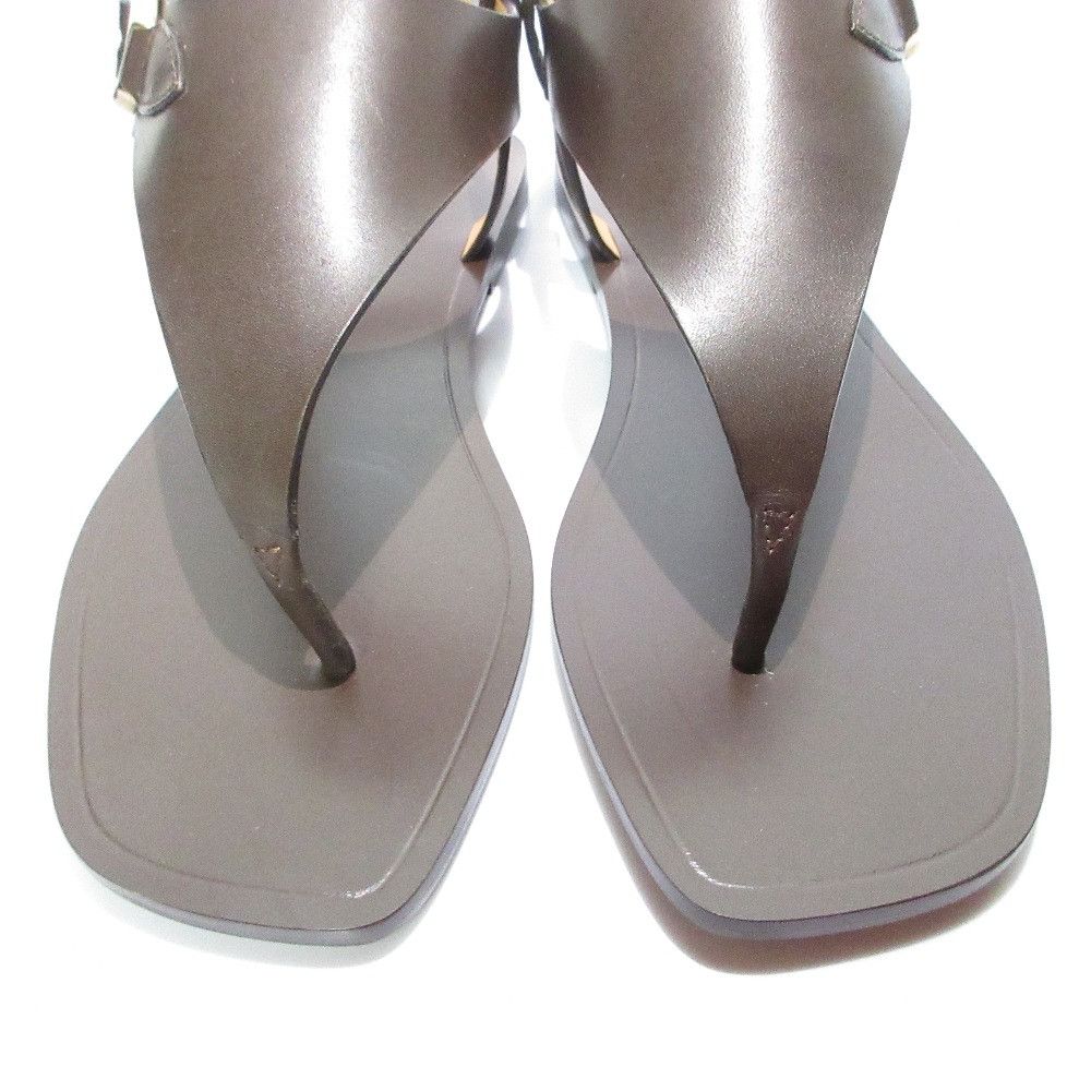 Ralph Lauren Ralph Lauren Ralph Lauren Delancie Leather Thong Sandals Leather Shoes DUTY FREE for USA Size ONE SIZE - 4 Thumbnail