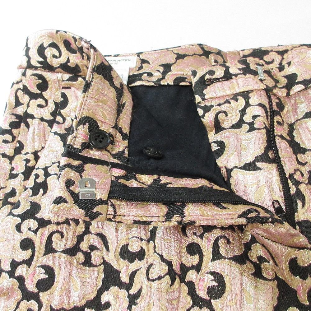 Other Other Dries Van Noten Sarasa Jacquard Silk Blend Tapered Pants Others Pants Size ONE SIZE - 4 Thumbnail