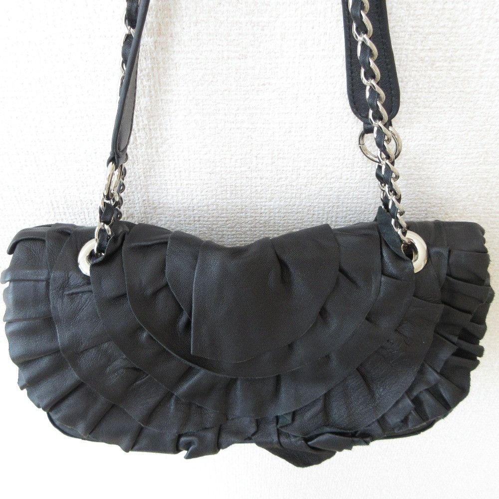 Other Modalu Frill Leather 2way Bag Leather Shoulder Bag DUTY FREE