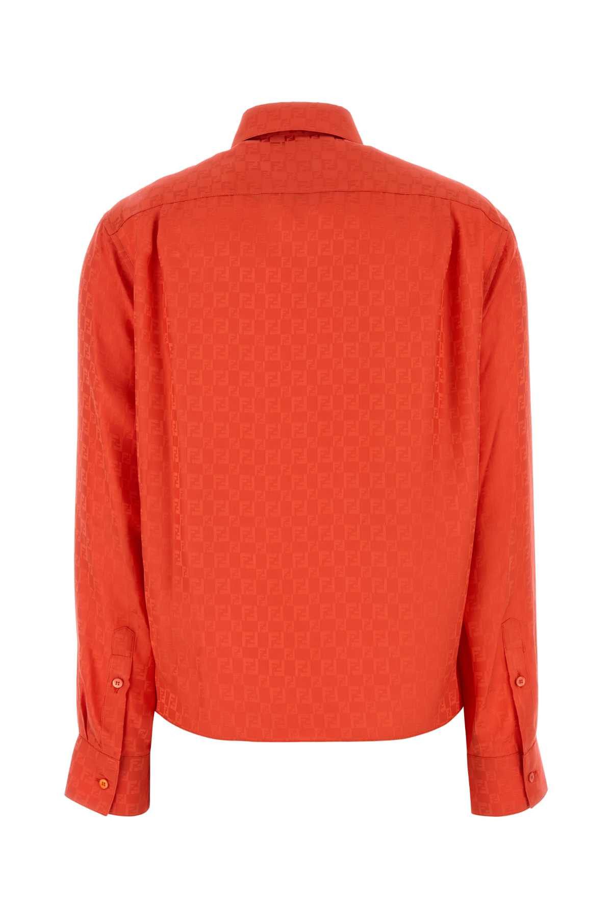 Fendi Colar Jacquard Shirt Size M / US 6-8 / IT 42-44 - 2 Thumbnail