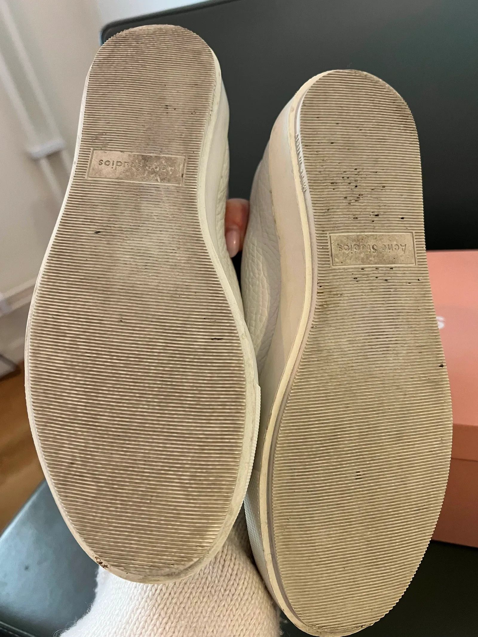Acne Studios Acne Studios Adriana Grain Sneakers Size US 7 / IT 37 - 6 Thumbnail