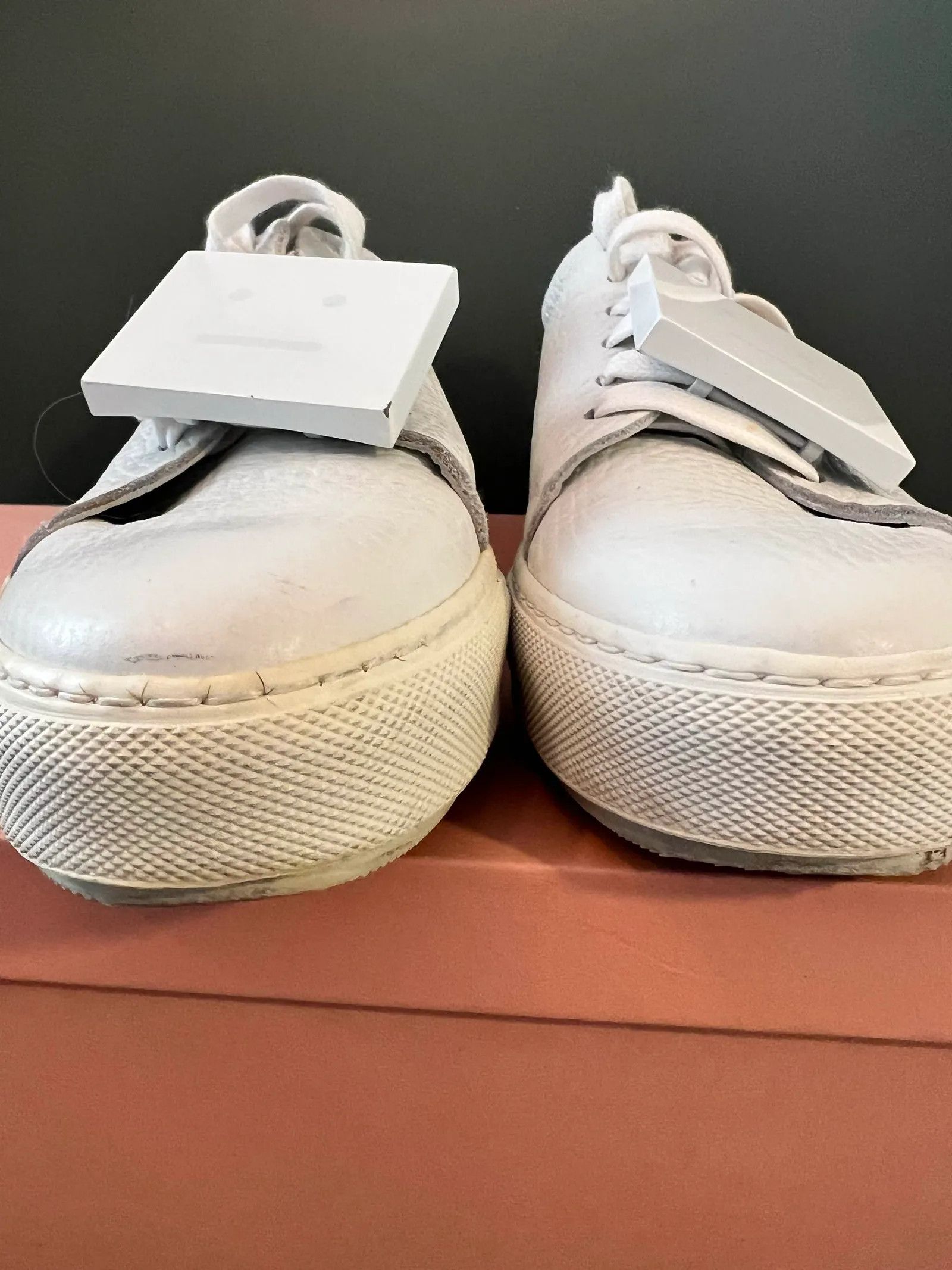 Acne Studios Acne Studios Adriana Grain Sneakers Size US 7 / IT 37 - 5 Thumbnail