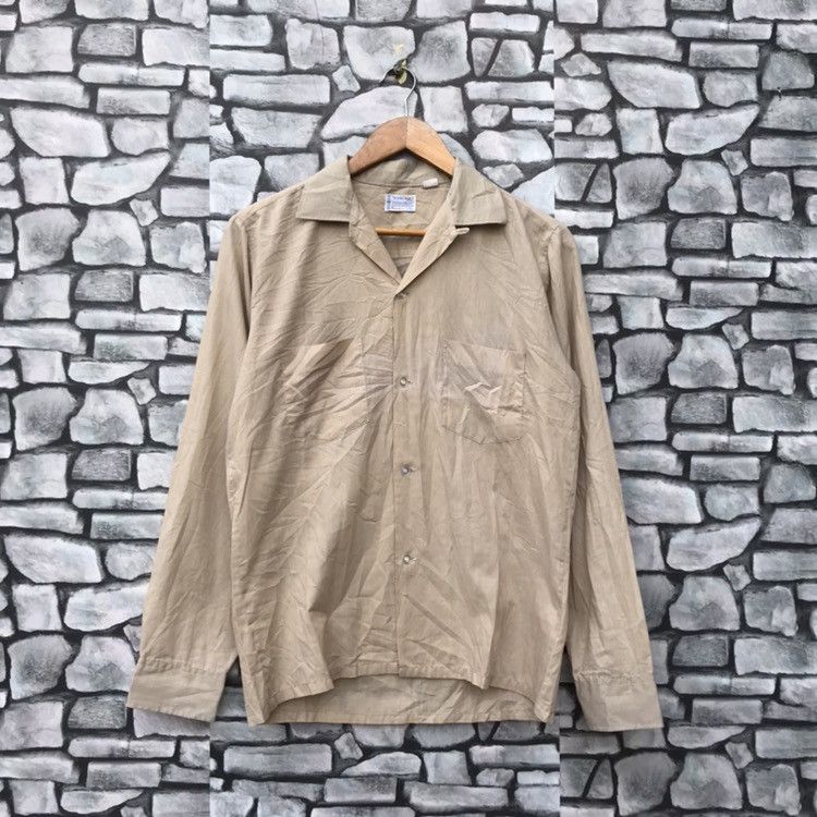 PENNYS TOWNCRAFT Penn-Prest Button Long Sleeve Casual Shirt