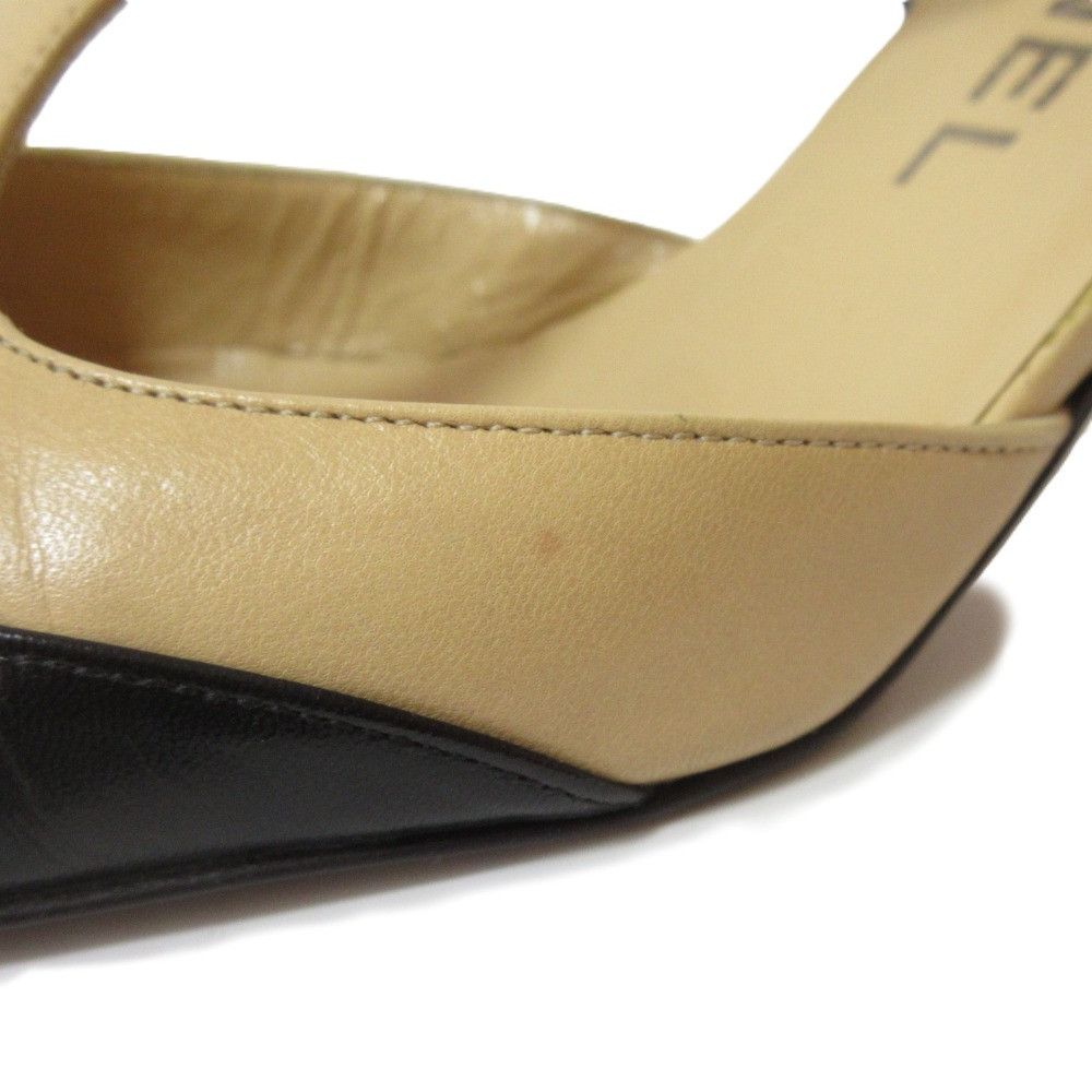 Chanel Chanel Chanel T-Strap Leather Pumps Leather Shoes DUTY FREE for USA Size ONE SIZE - 12 Thumbnail