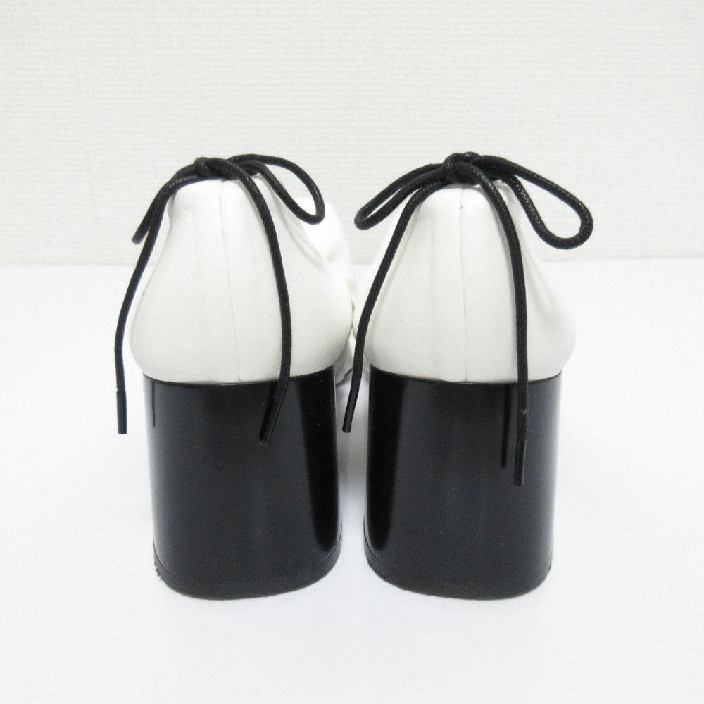 Other Other Patou Drawstring Leather Square Toe Block Heel Pumps Leather Shoes DUTY FREE for USA Size ONE SIZE - 4 Thumbnail