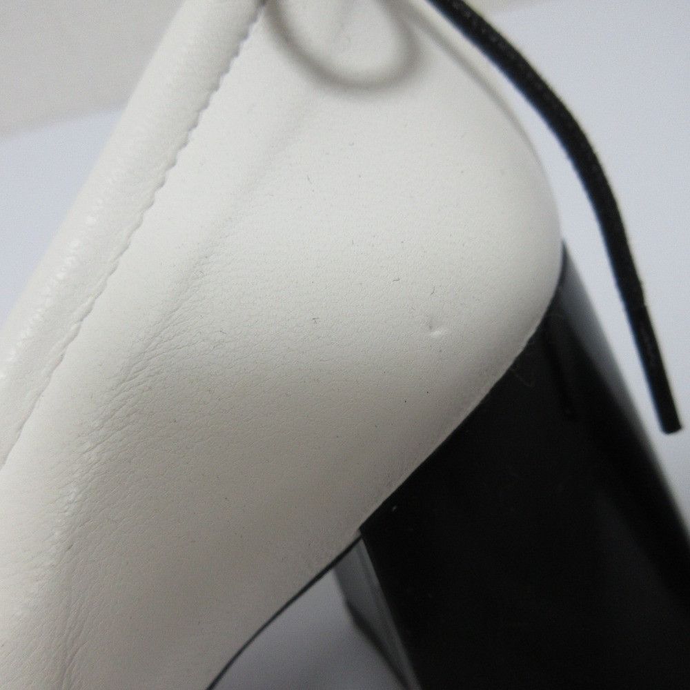 Other Other Patou Drawstring Leather Square Toe Block Heel Pumps Leather Shoes DUTY FREE for USA Size ONE SIZE - 12 Thumbnail