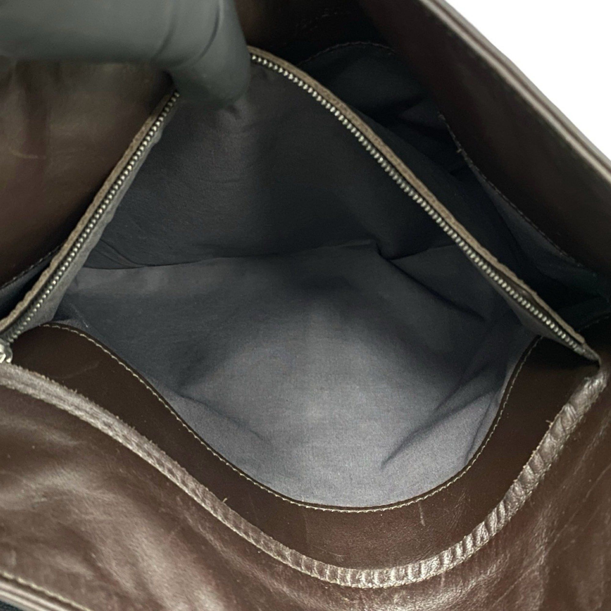 Bottega Veneta BOTTEGA VENETA Intrecciato Leather Shoulder Bag/Sacoche/Pochette Brown 27788 Size ONE SIZE - 9 Thumbnail
