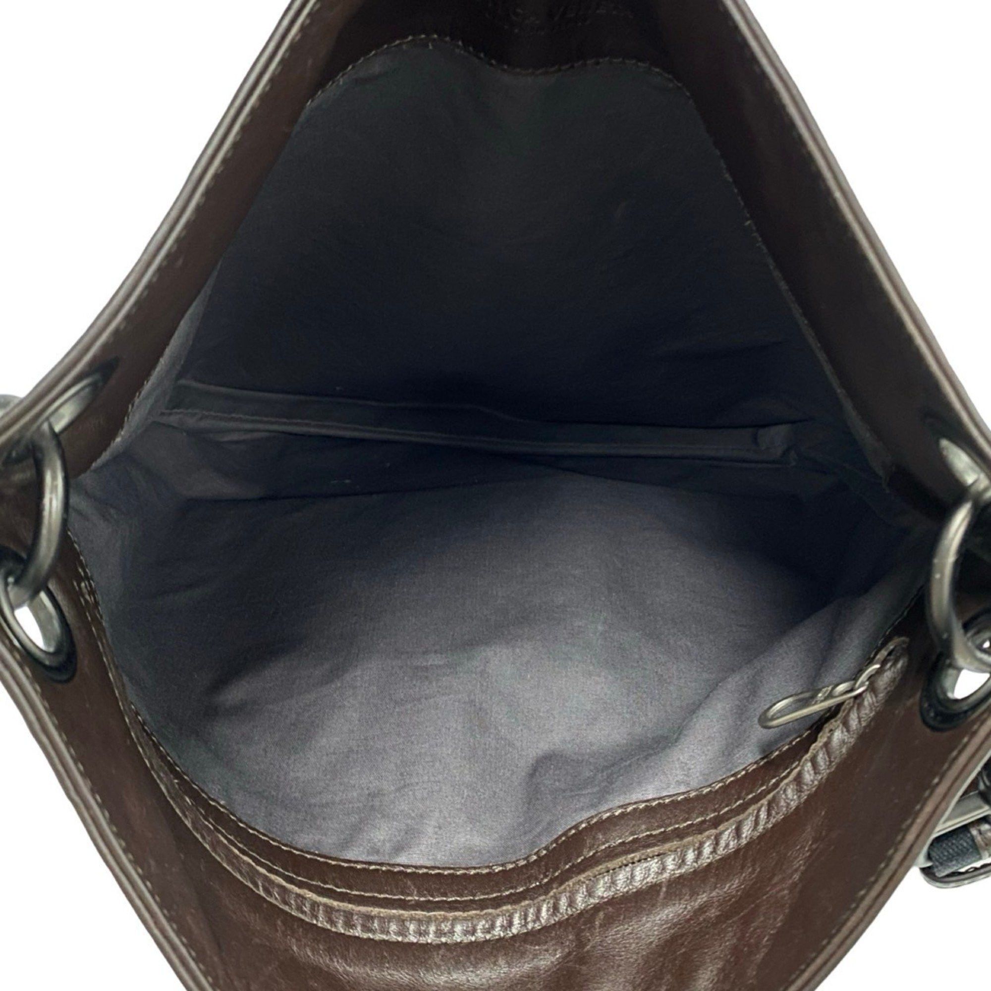 Bottega Veneta BOTTEGA VENETA Intrecciato Leather Shoulder Bag/Sacoche/Pochette Brown 27788 Size ONE SIZE - 8 Thumbnail